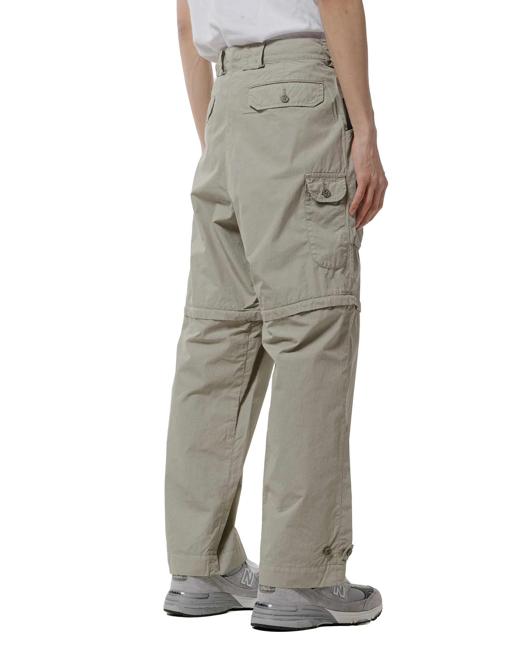Beams Plus Bush Pants II CO/NY Garment Dye Sage - Image 4