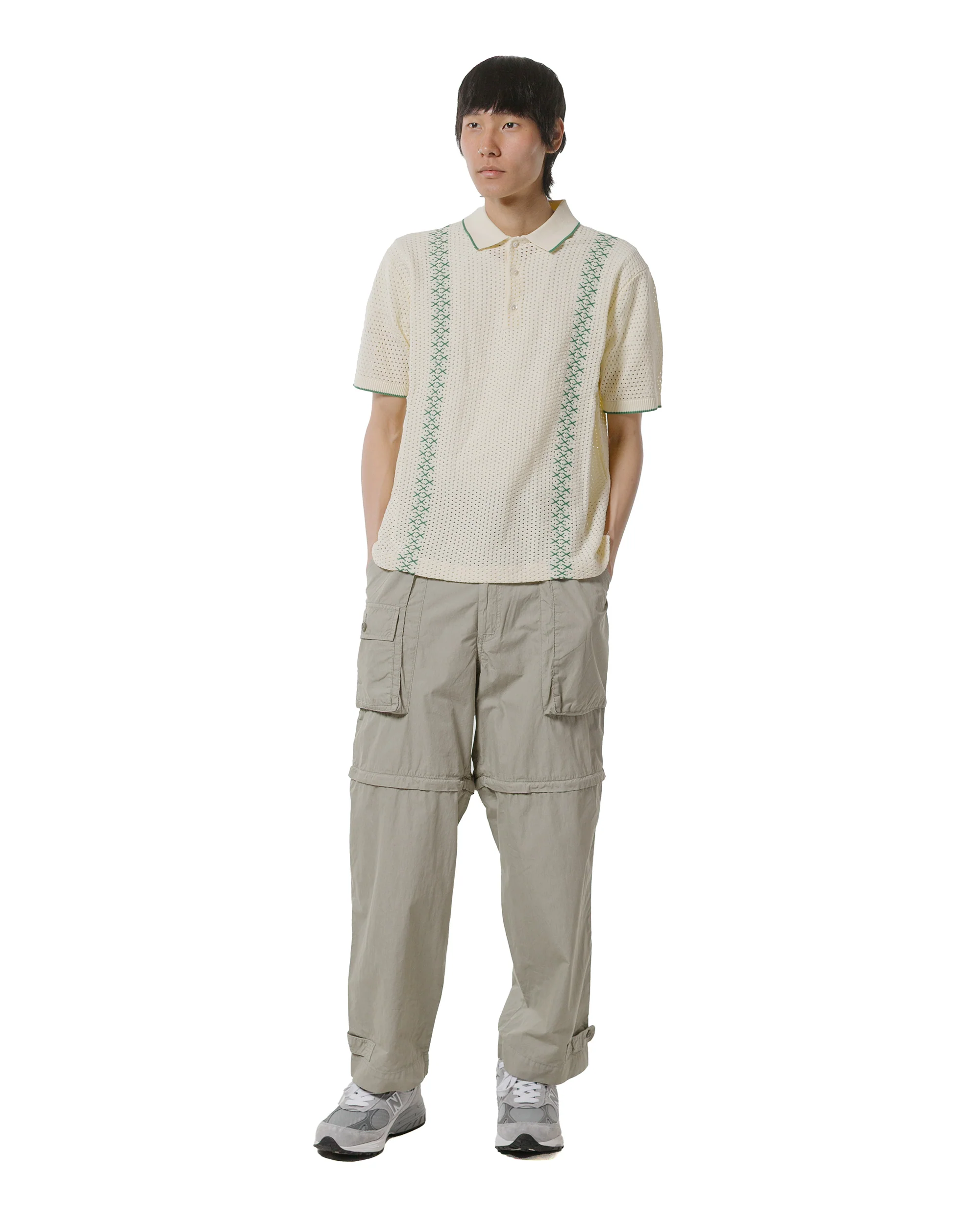 Beams Plus Bush Pants II CO/NY Garment Dye Sage - Image 5