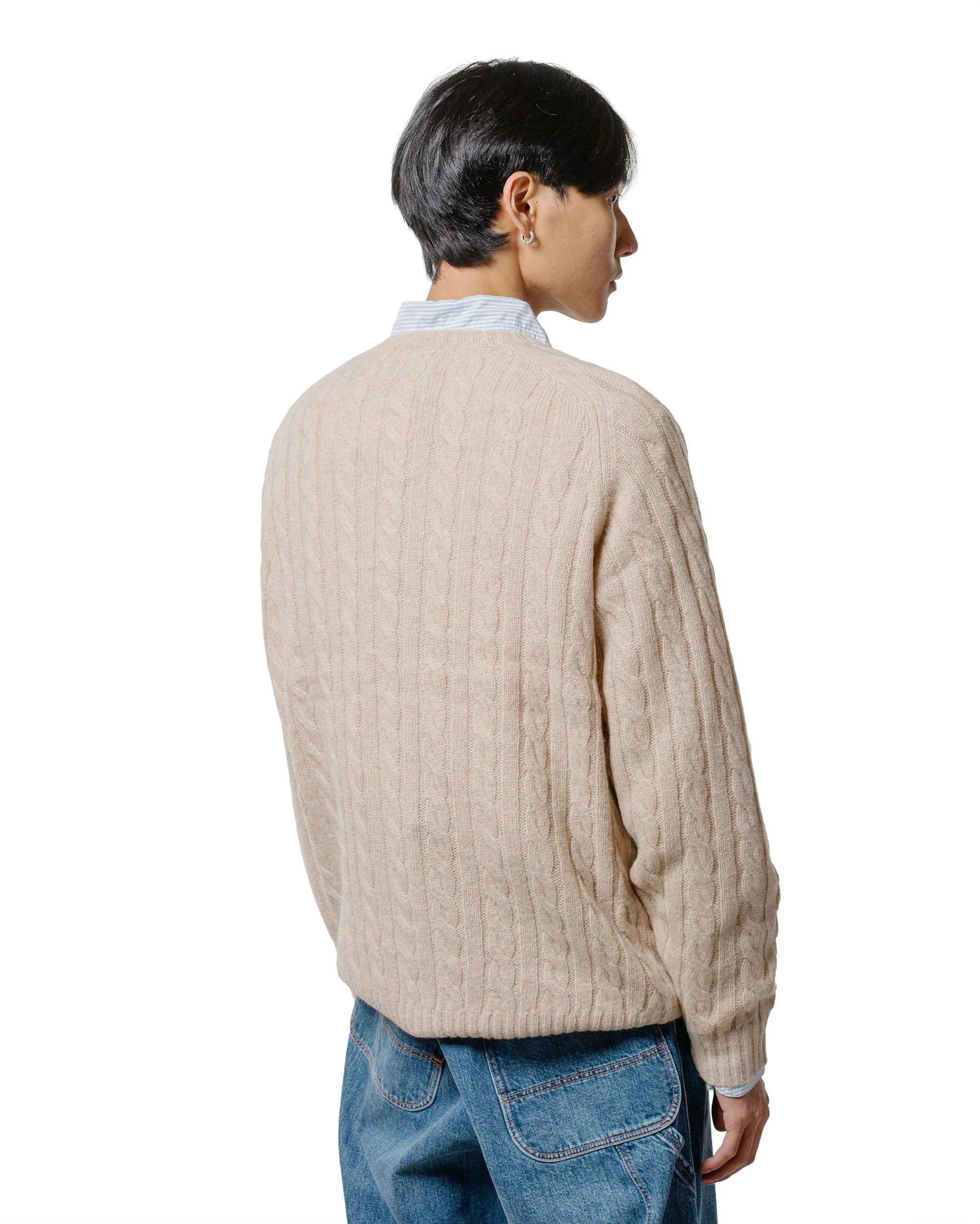 Beams Plus Cable Crew 5G Beige - Image 3