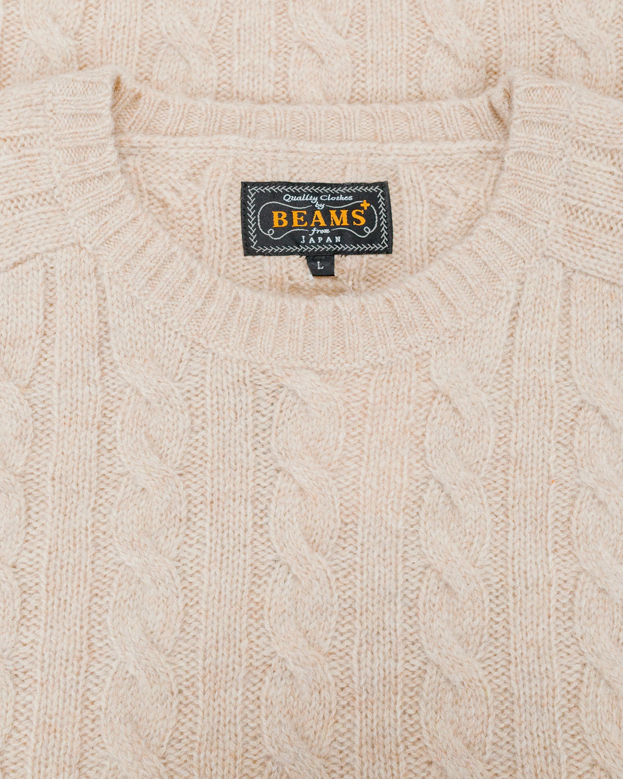 Beams Plus Cable Crew 5G Beige - Image 6