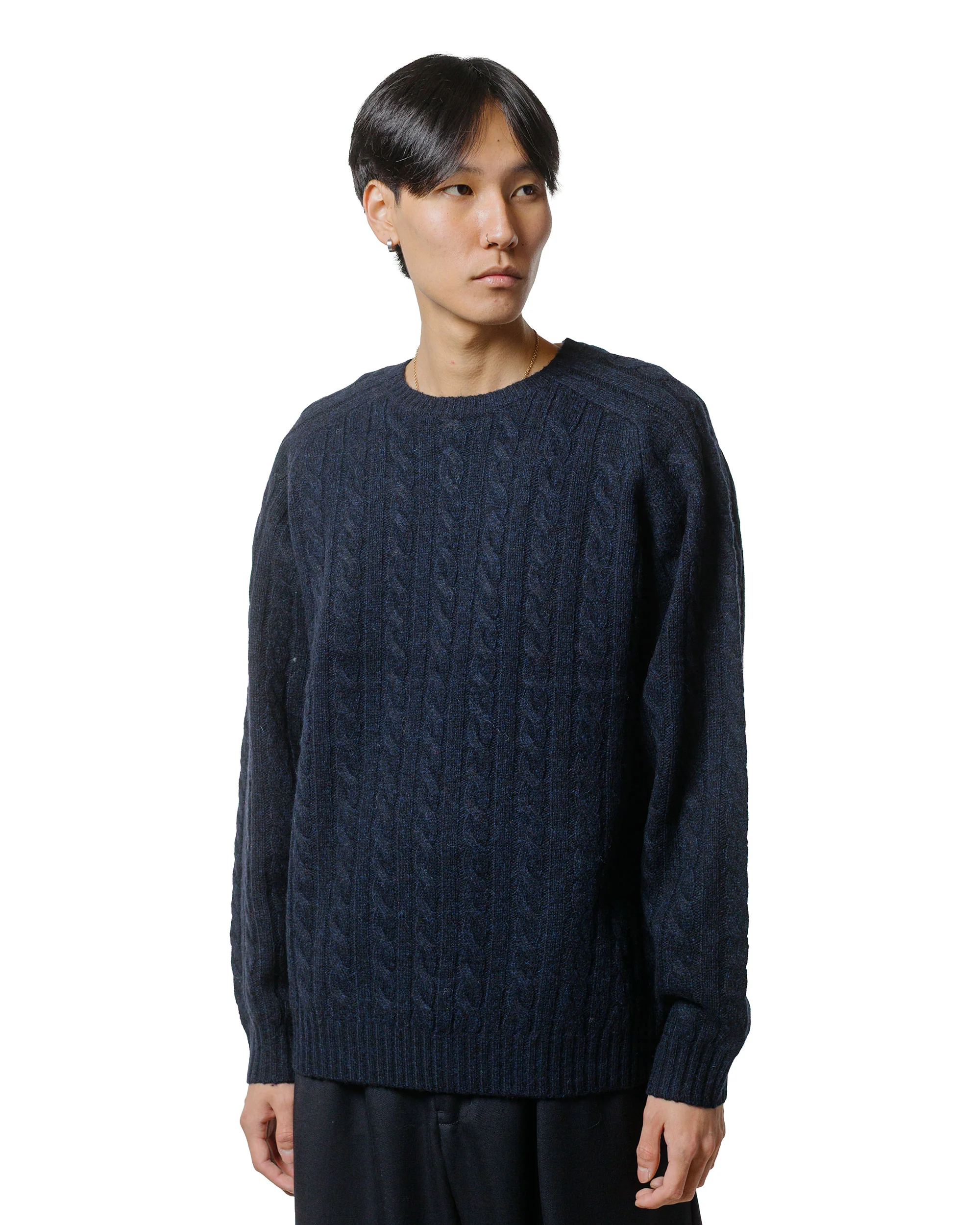 Beams Plus Cable Crew 5G Navy - Image 2