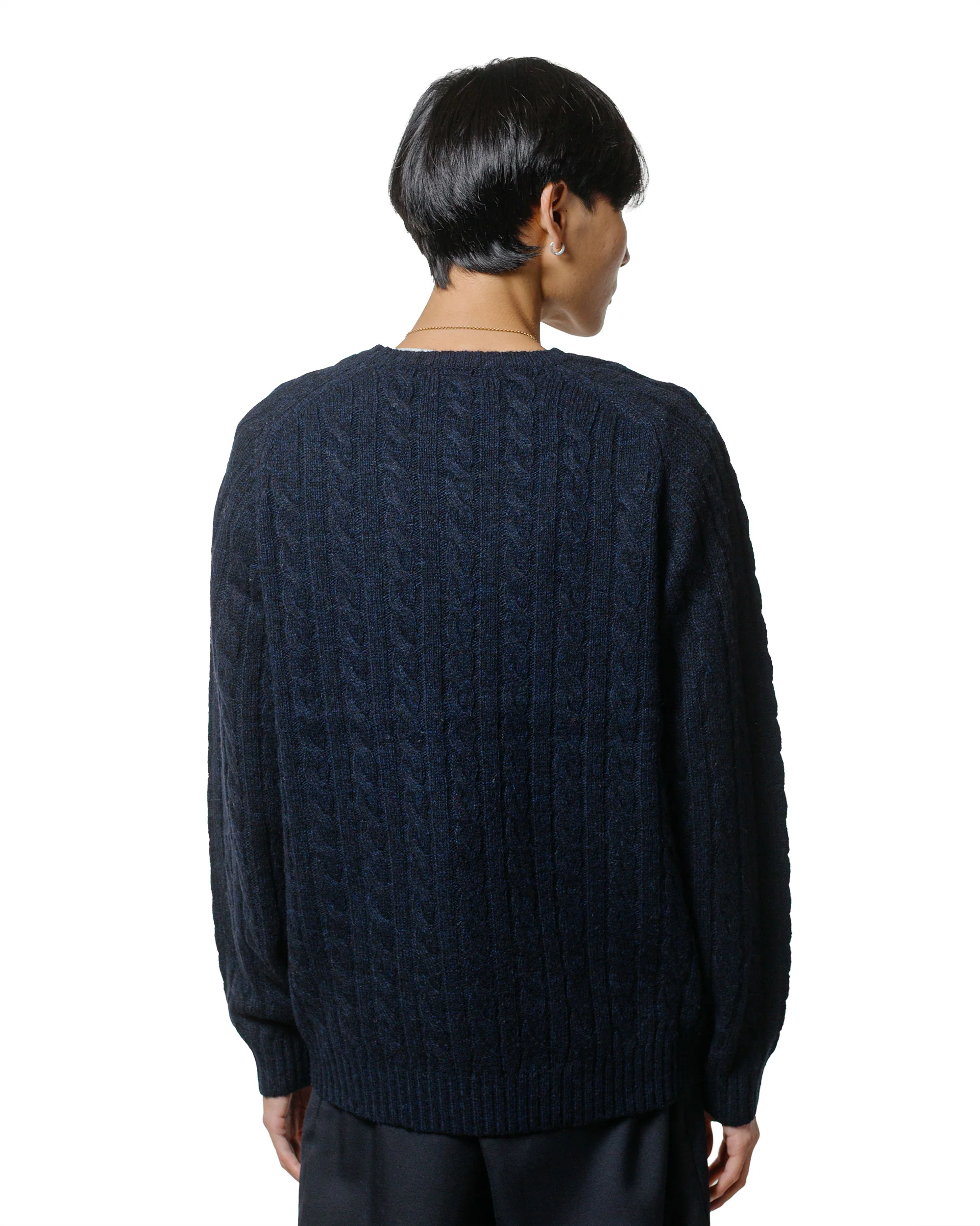 Beams Plus Cable Crew 5G Navy - Image 3