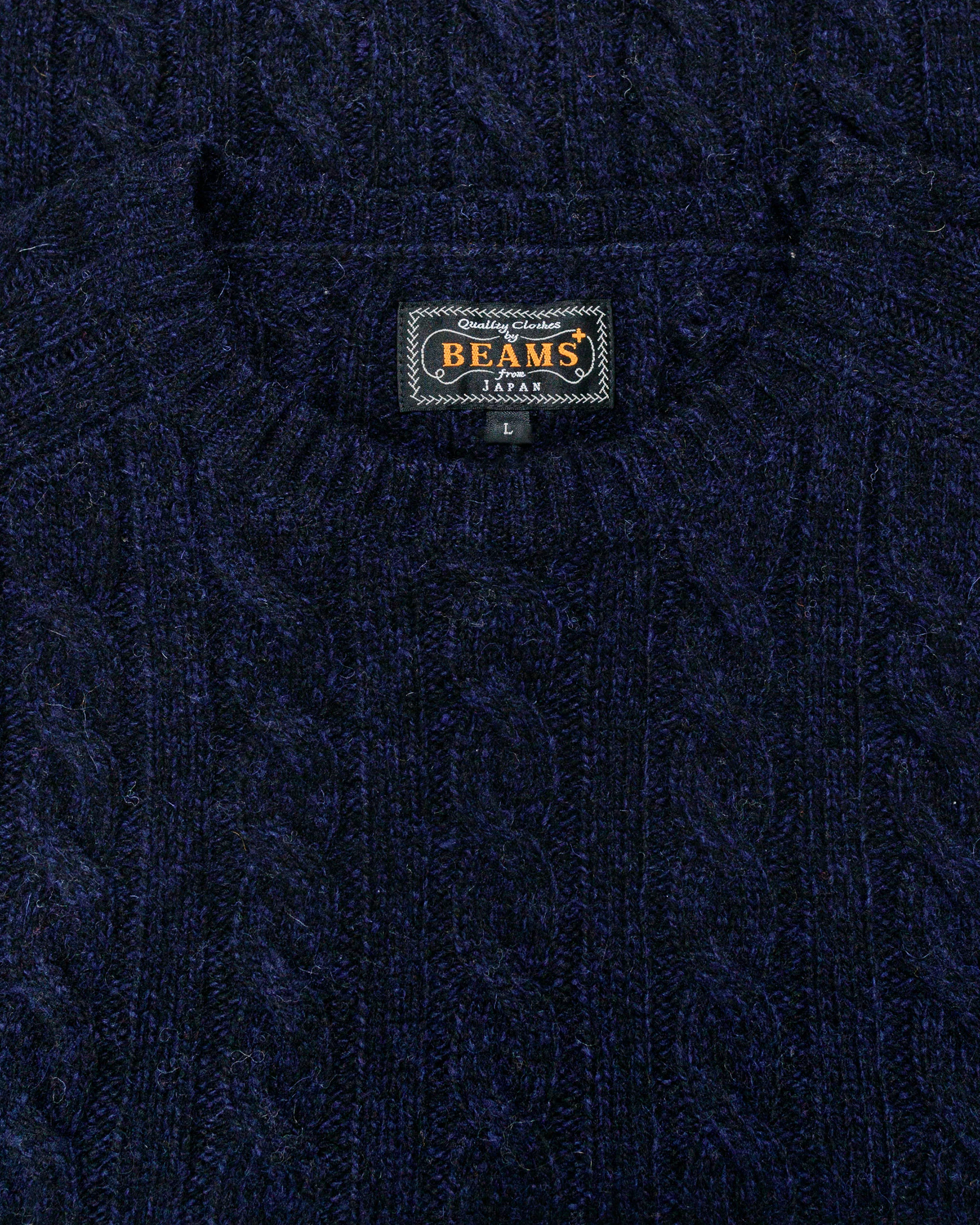 Beams Plus Cable Crew 5G Navy - Image 5
