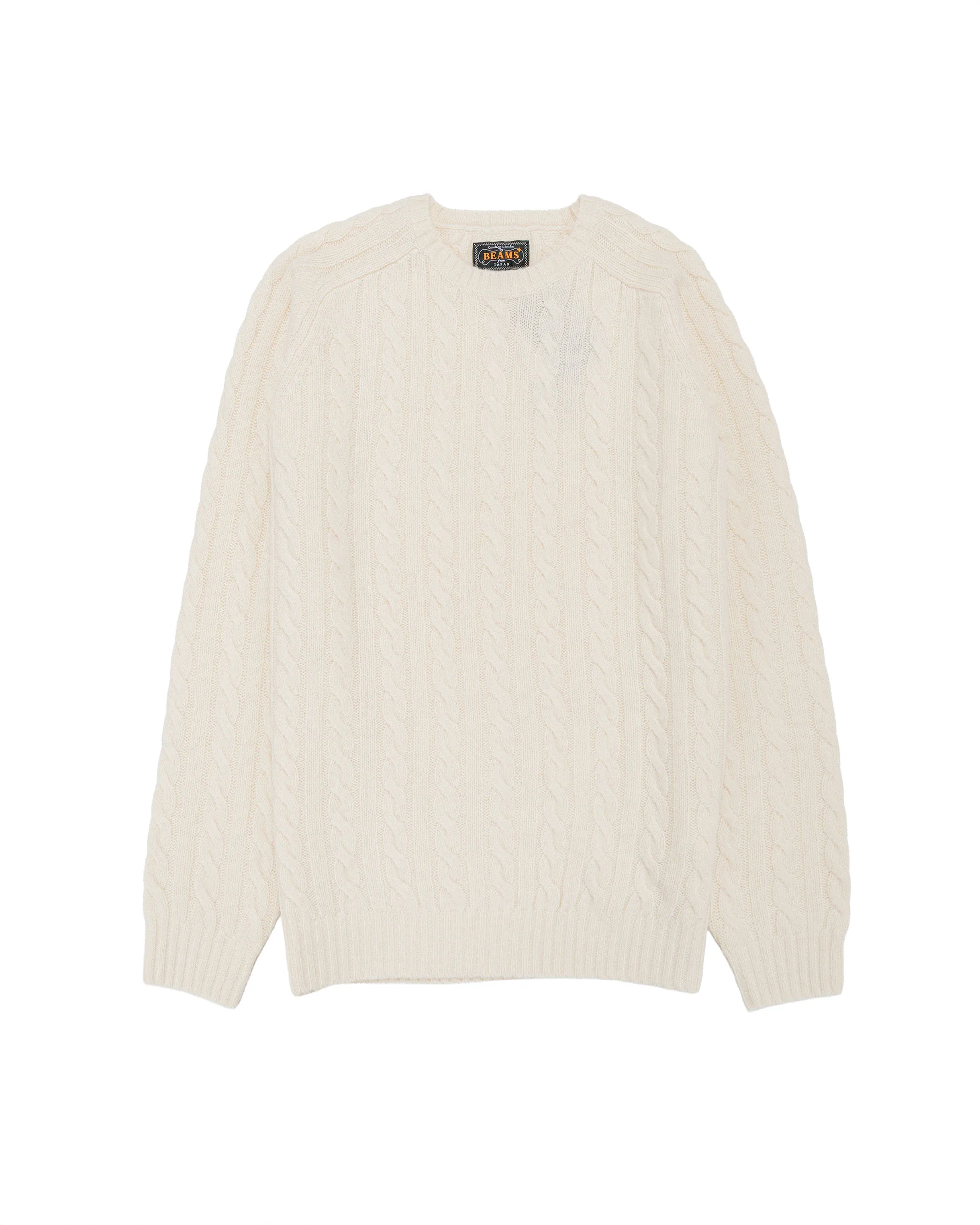 Beams Plus Cable Crew 5G Off White
