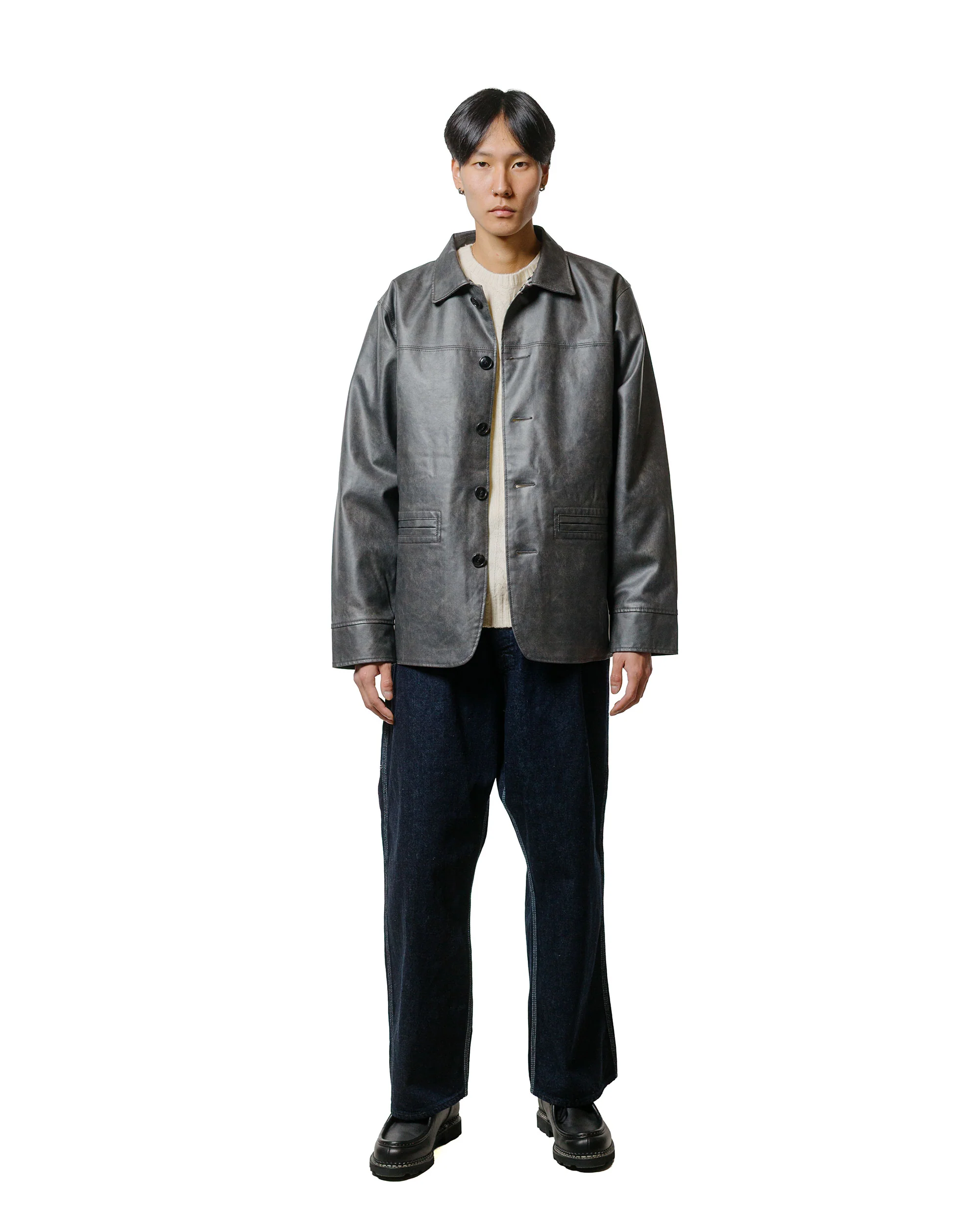 Beams Plus Cable Crew 5G Off White - Image 4
