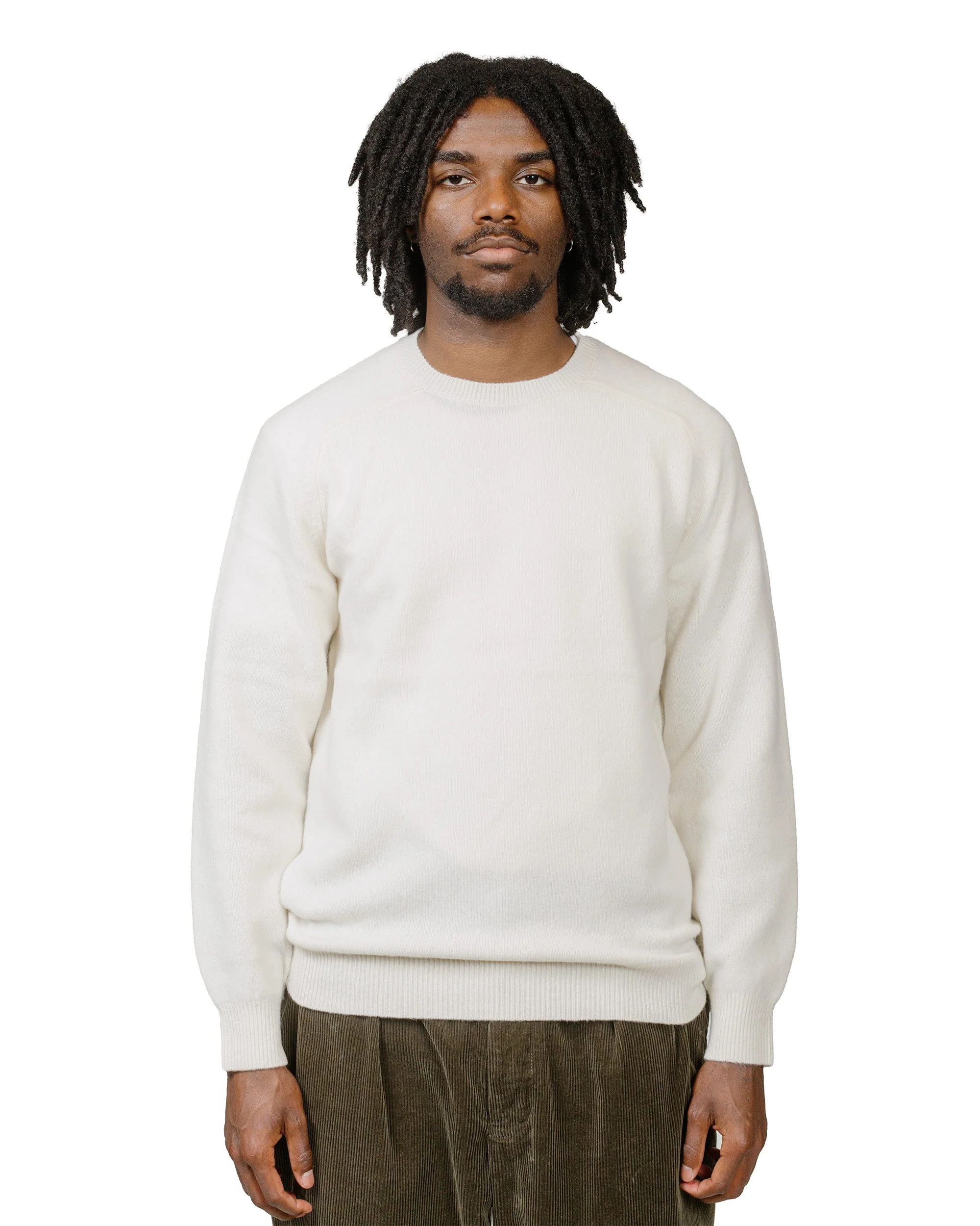 Beams Plus Crew 9G Off White - Image 2