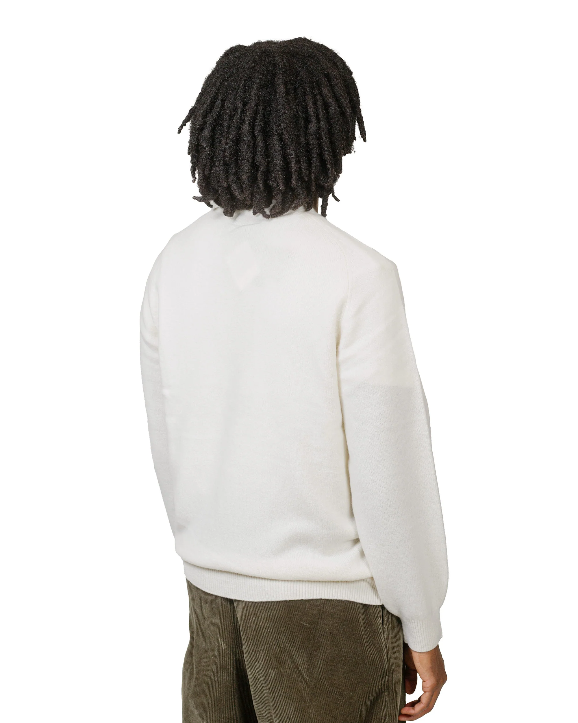 Beams Plus Crew 9G Off White - Image 3