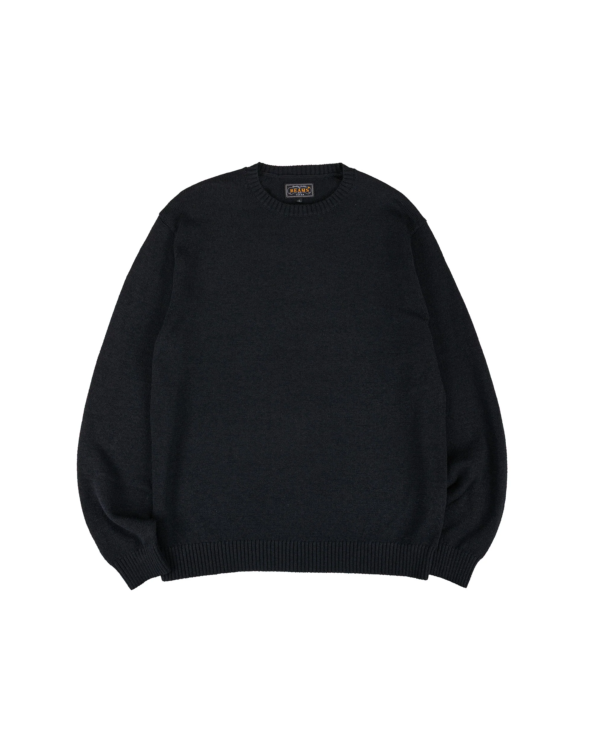 Beams Plus Crew Lily 7G Black