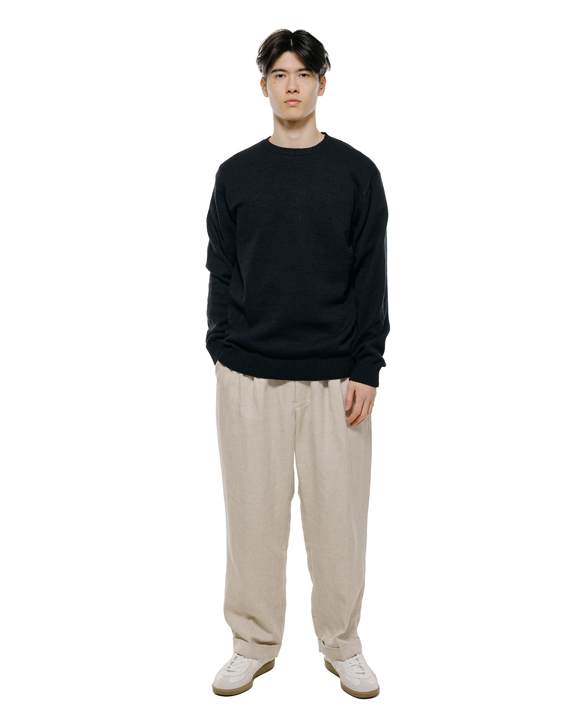 Beams Plus Crew Lily 7G Black - Image 4