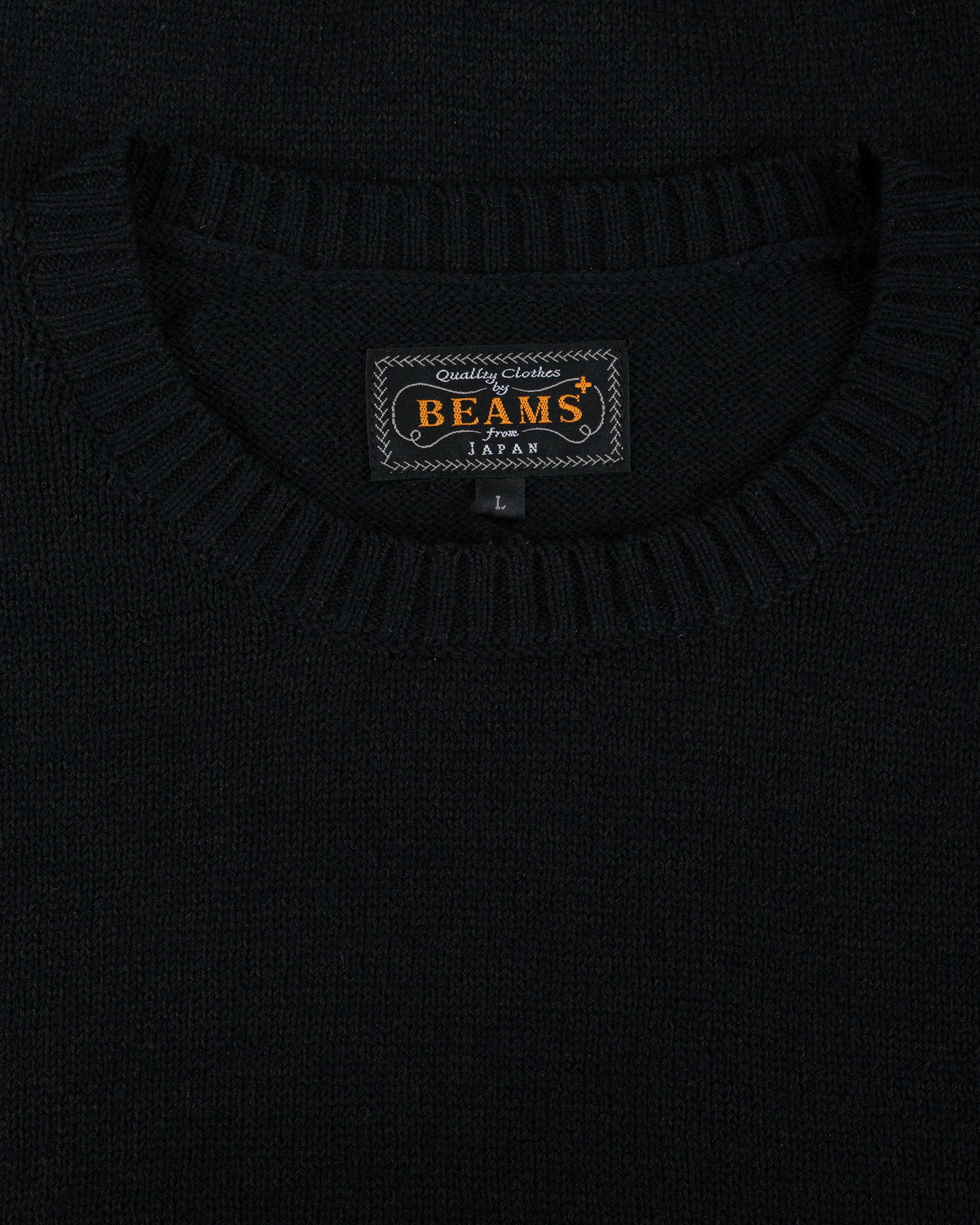 Beams Plus Crew Lily 7G Black - Image 5