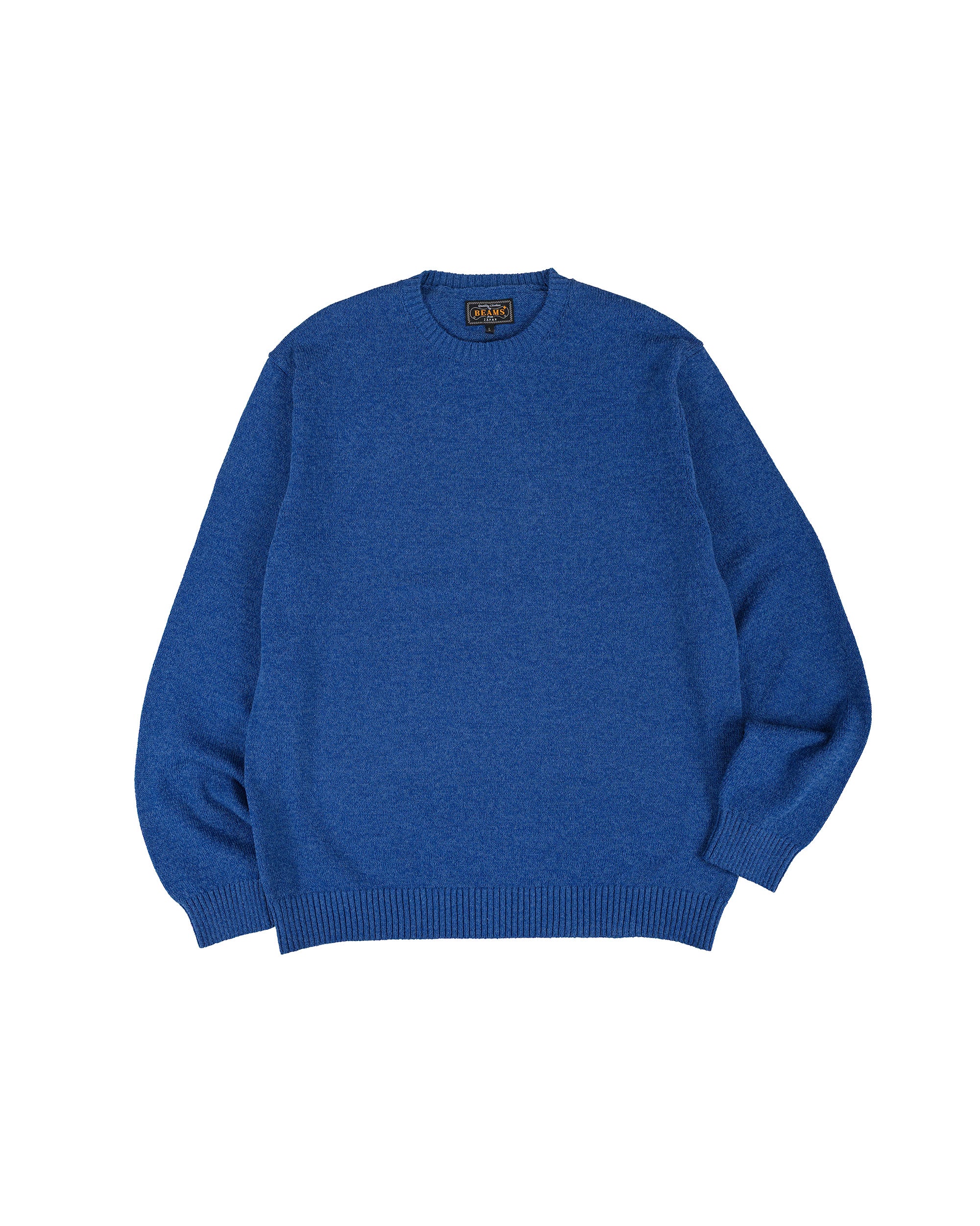 Beams Plus Crew Lily 7G Blue