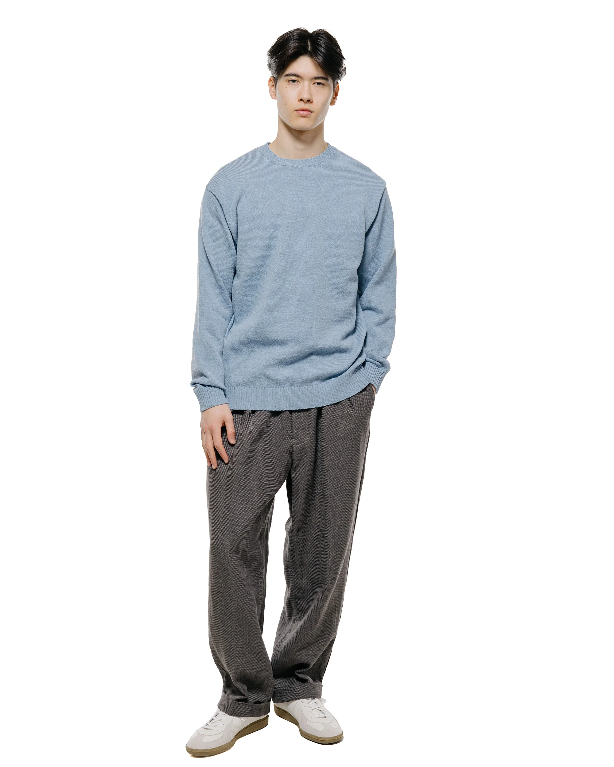 Beams Plus Crew Lily 7G Sax - Image 4