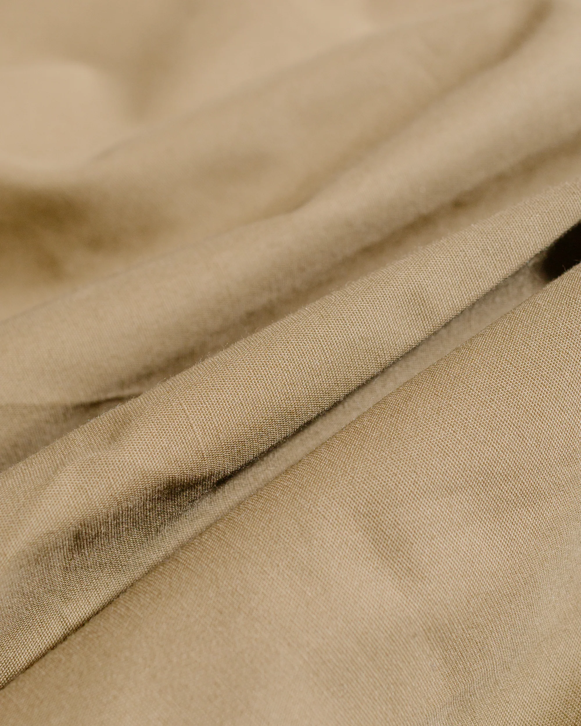 Beams Plus IVY Trousers Wide High Density Cotton Beige - Image 6