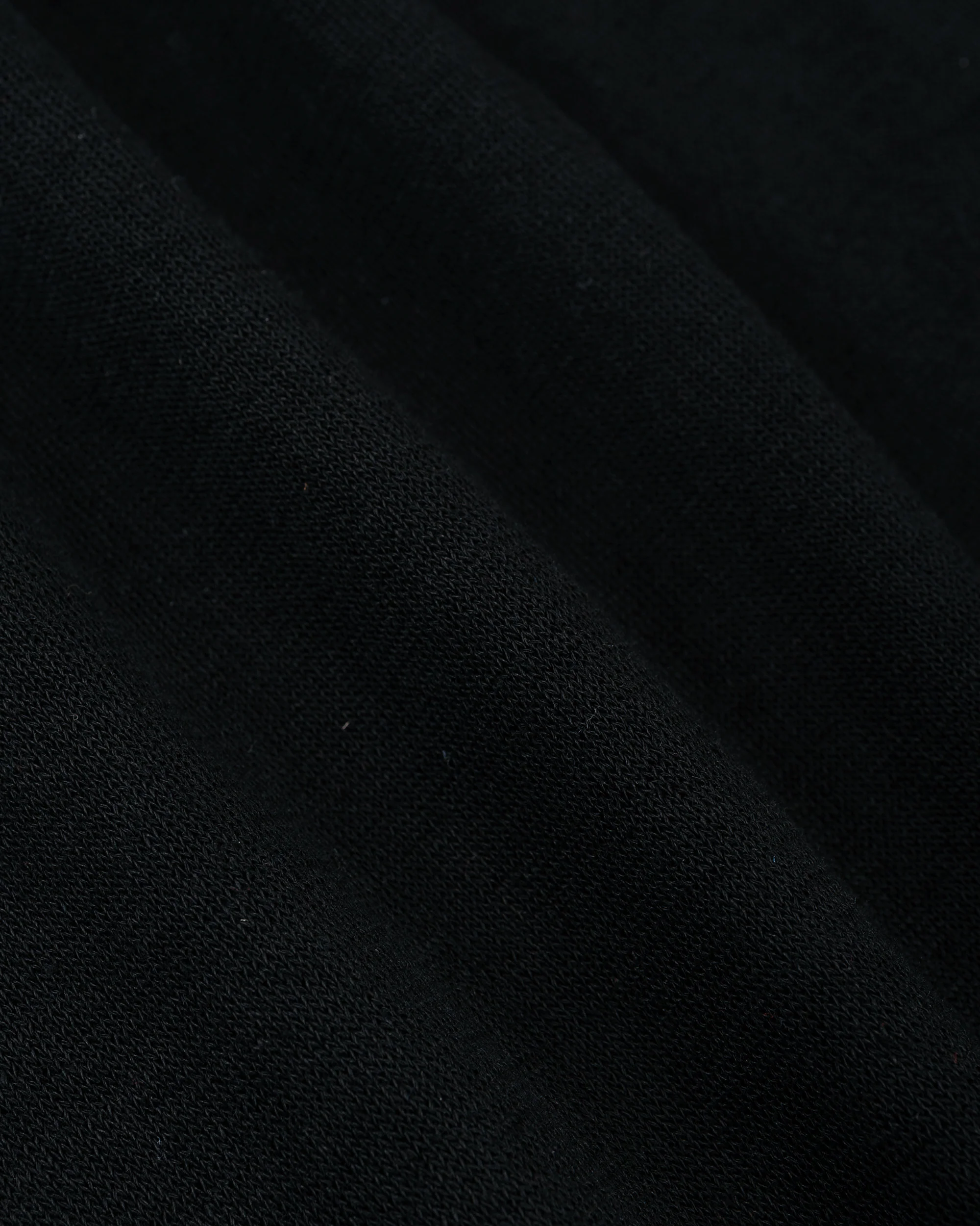 Beams Plus Knit Polo Hemp Black - Image 6