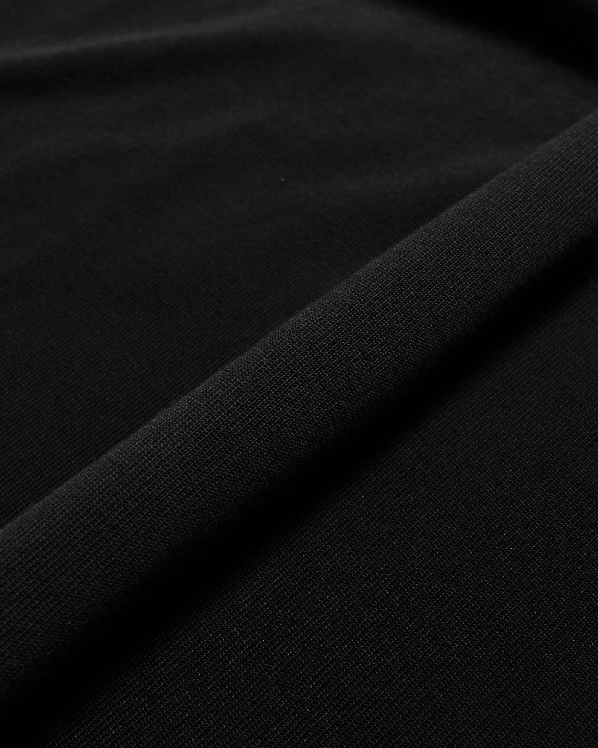 Beams Plus Knit Polo Solid 12G Black - Image 5