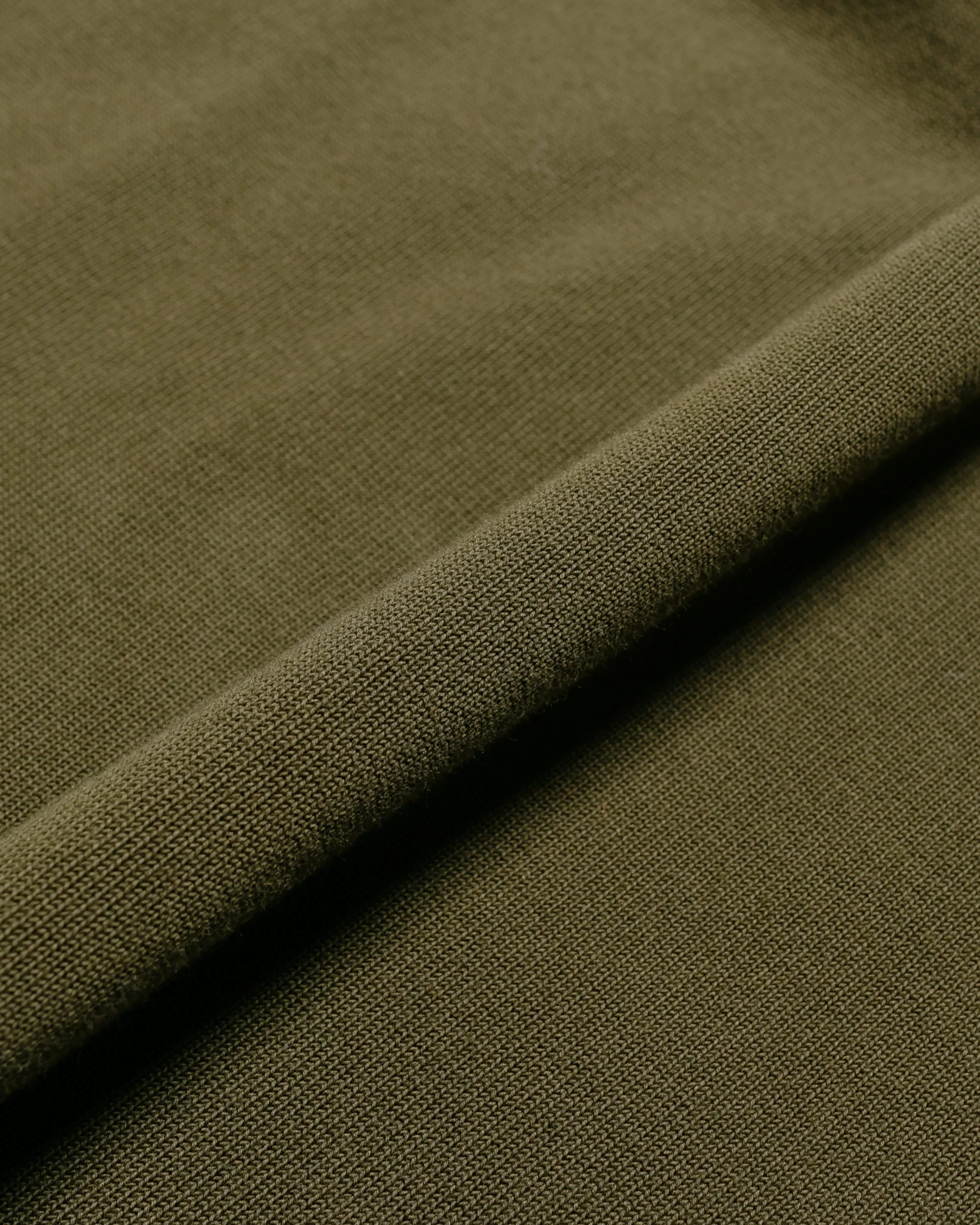 Beams Plus Knit Polo Solid 12G Green - Image 5