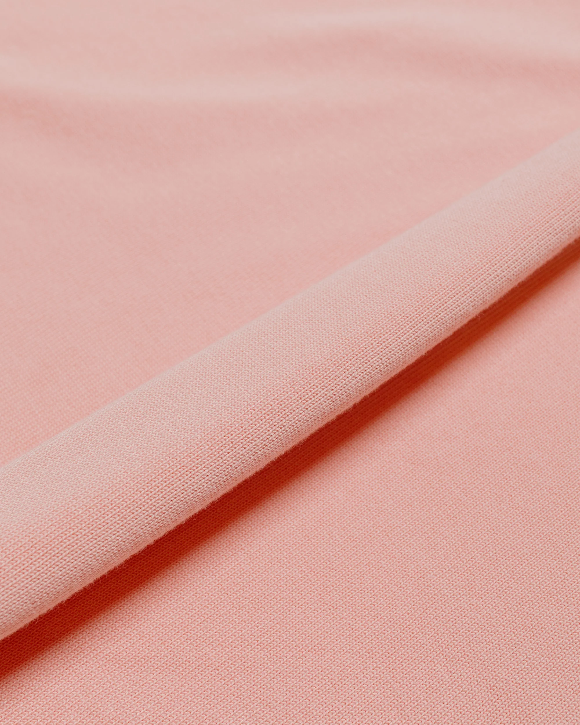 Beams Plus Knit Polo Solid 12G Pink - Image 5