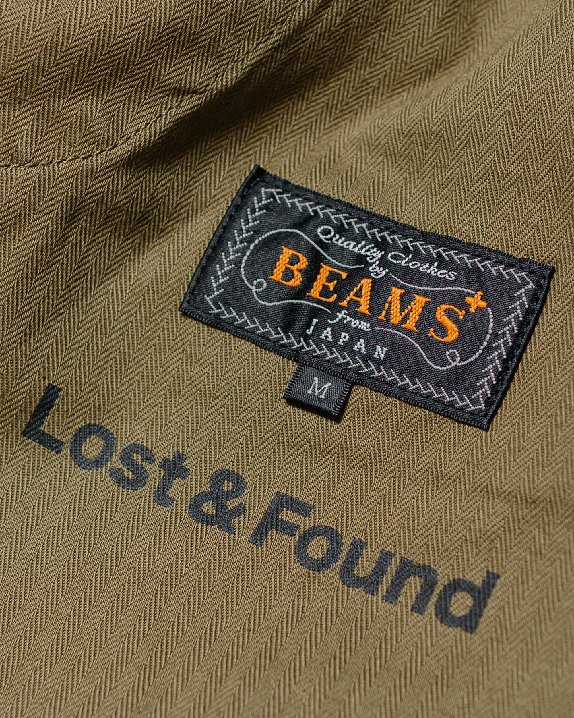 Beams Plus Lost & Found 2Pleats Cotton Ripstop Black - Image 8