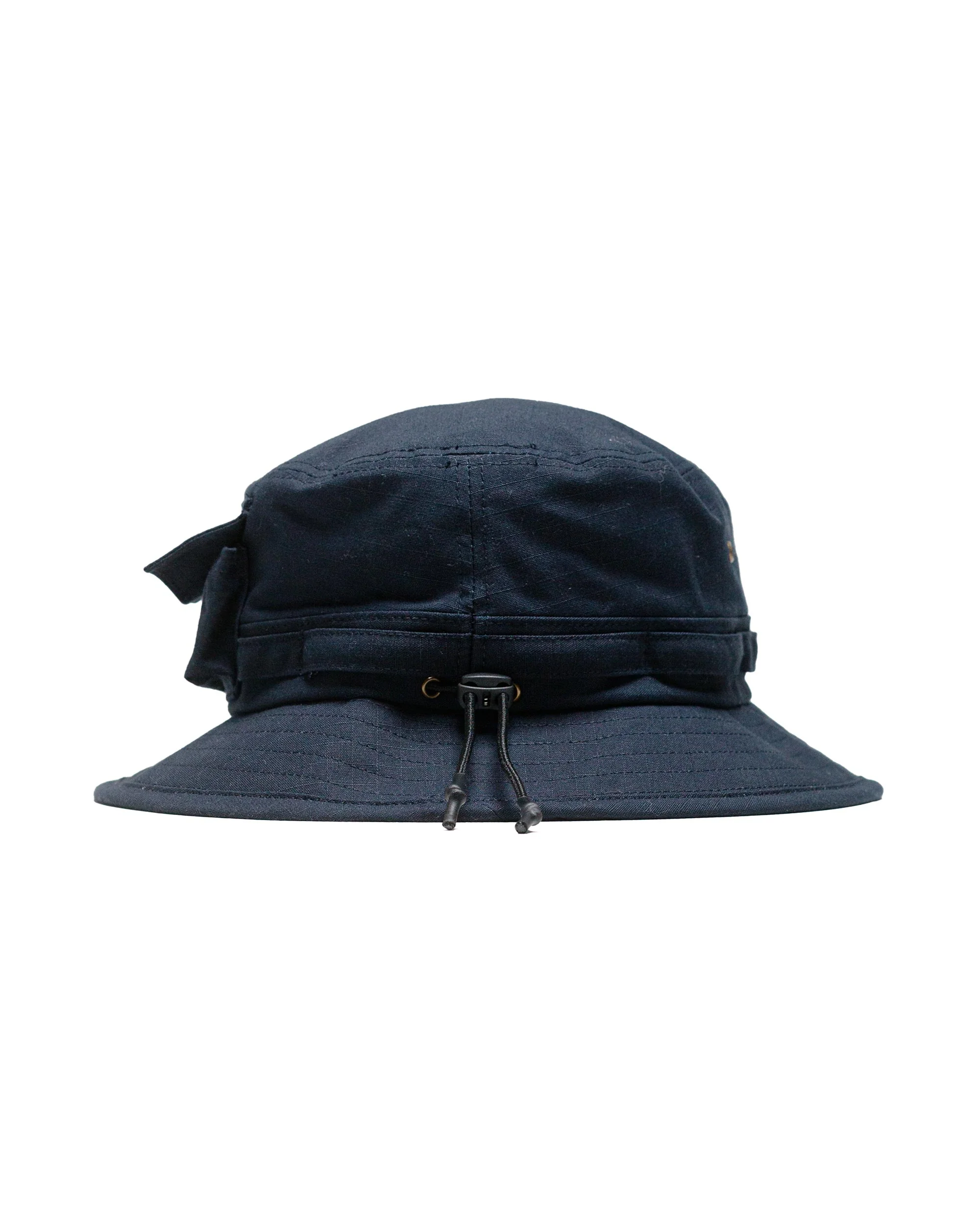 Beams Plus Lost & Found MIL Jungle Hat Cotton Ripstop Navy - Image 3