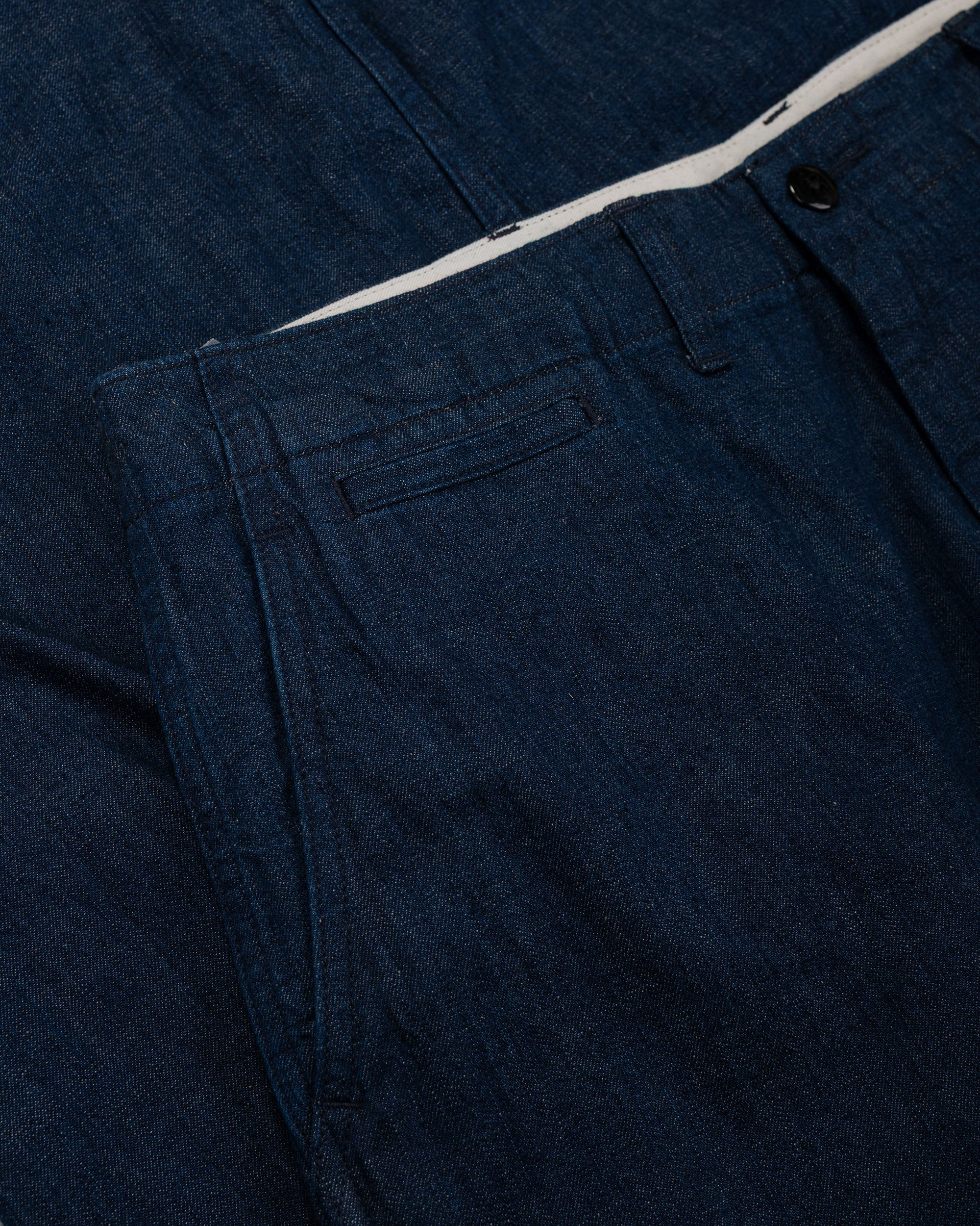 Beams Plus MIL Trousers Denim Indigo - Image 5