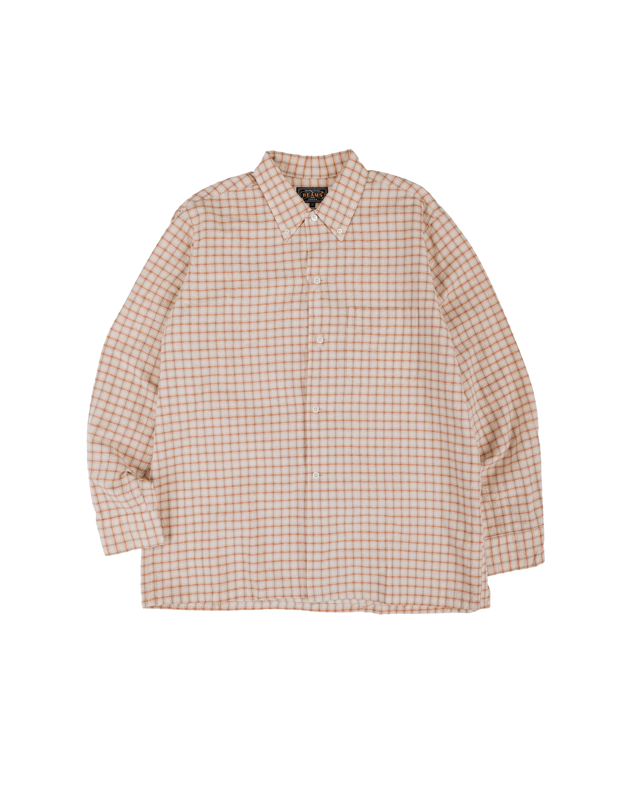 Beams Plus Open B.D. Sucker Plaid Red