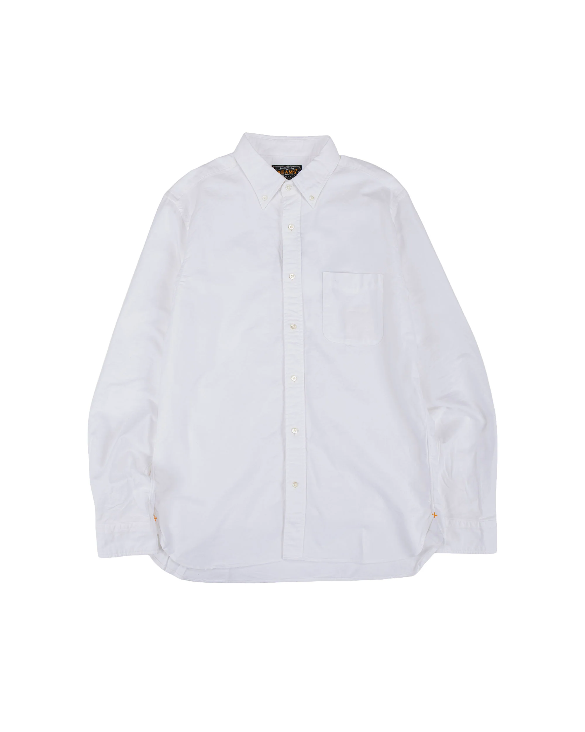 Beams Plus B.D. Oxford White