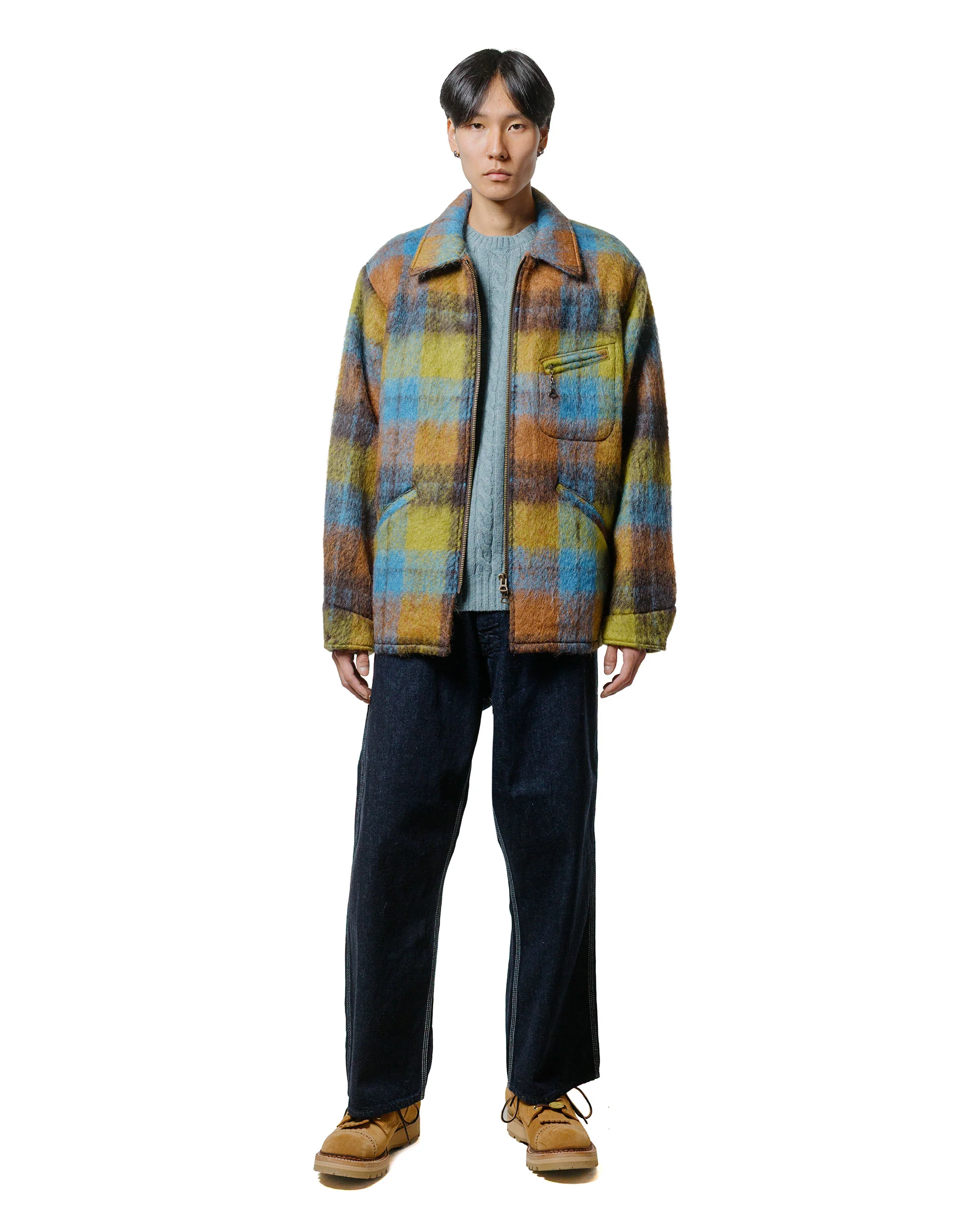 Beams Plus Painter Pants Denim One Wash - Image 4