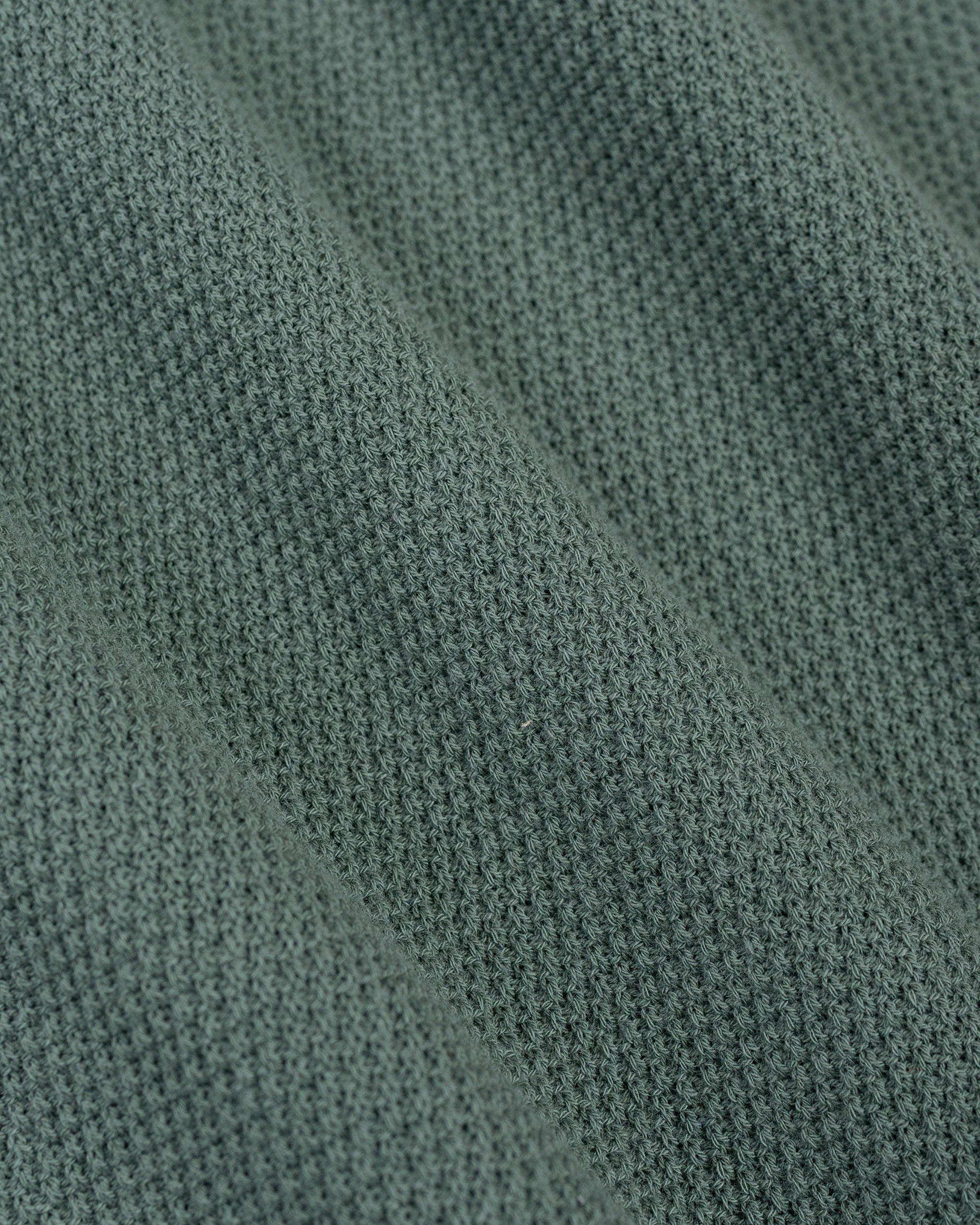 Beams Plus Pique Polo 14G Olive - Image 6