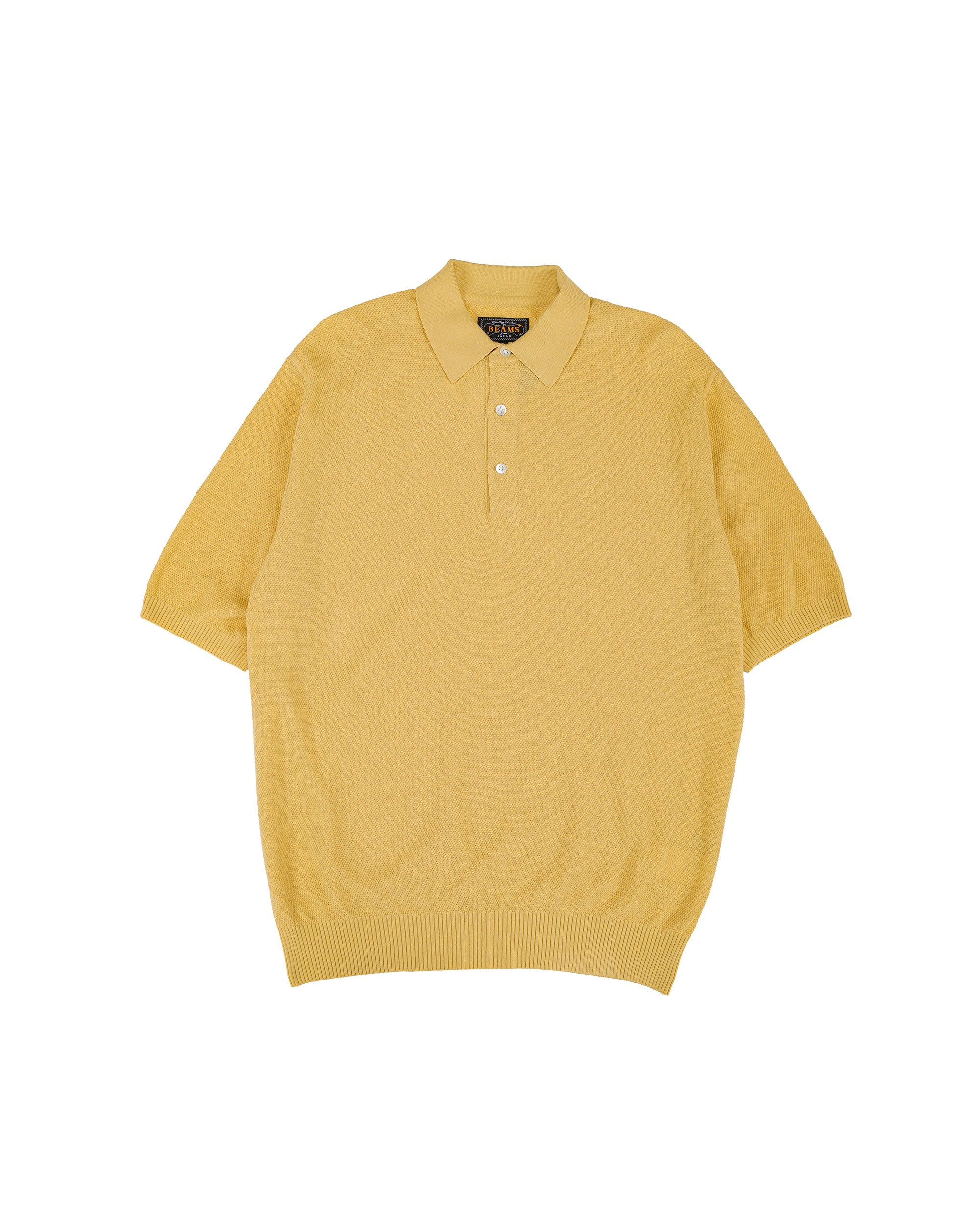 Beams Plus Pique Polo 14G Yellow