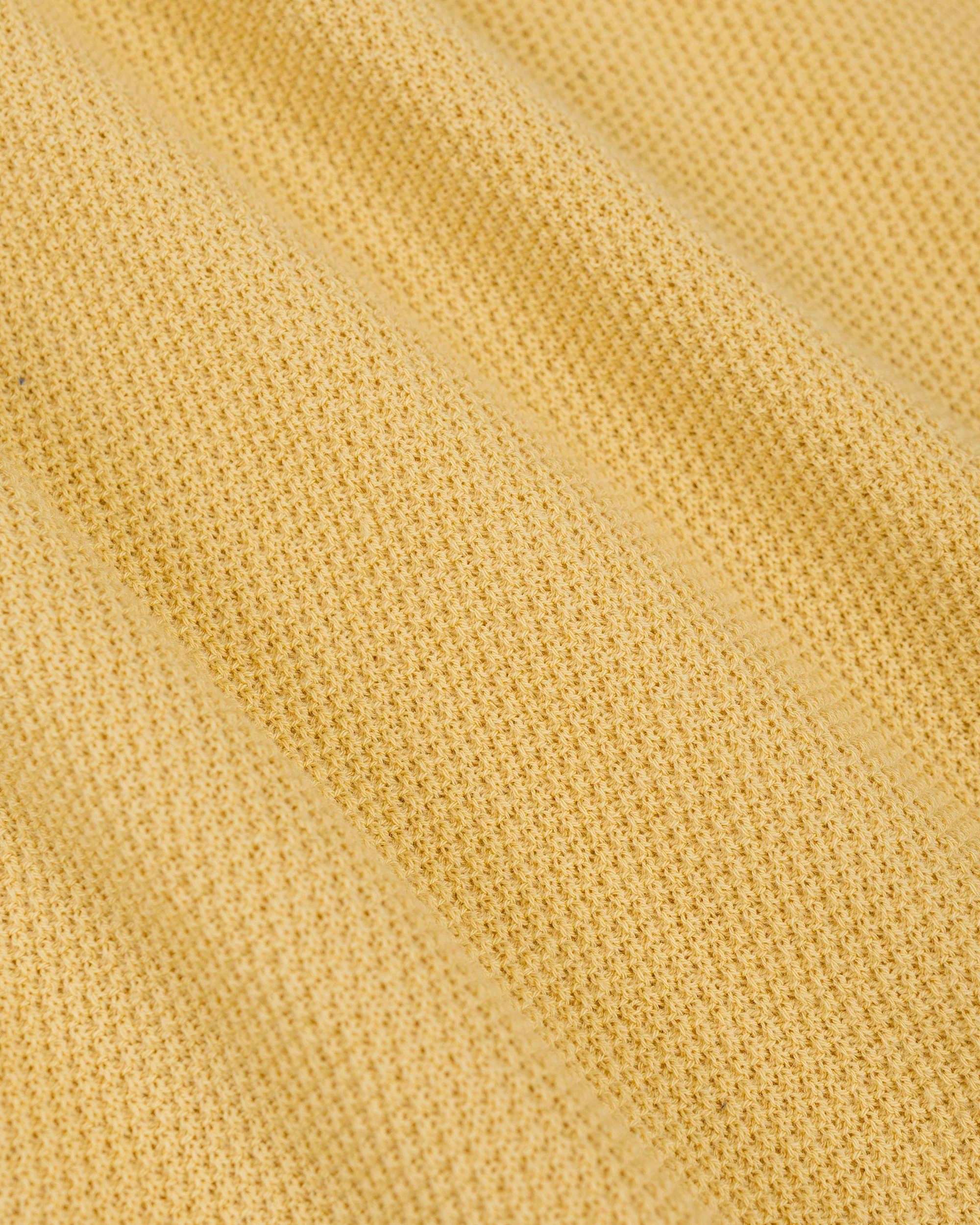 Beams Plus Pique Polo 14G Yellow - Image 6
