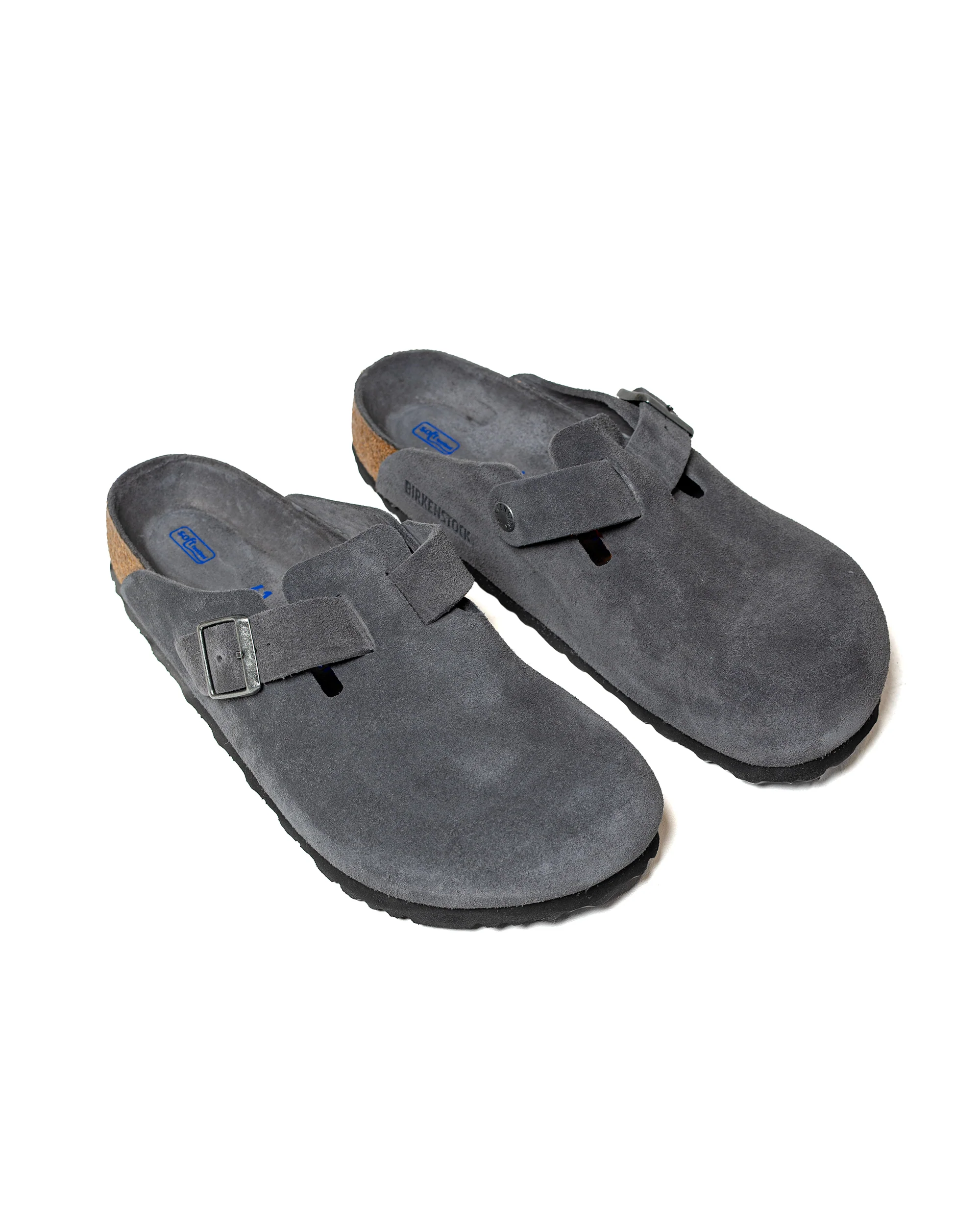 Birkenstock Boston Charcoal Suede - Image 2