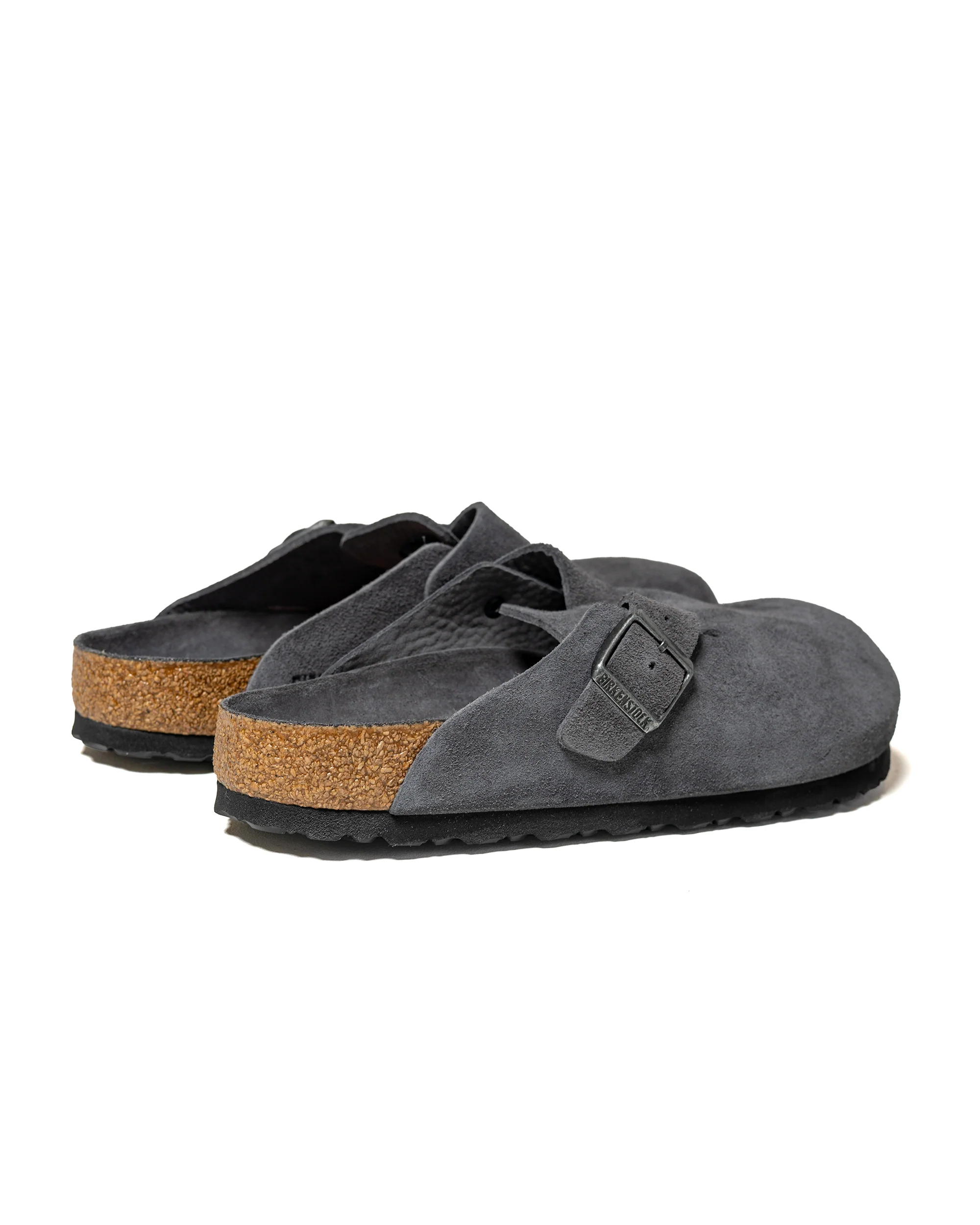 Birkenstock Boston Charcoal Suede - Image 3