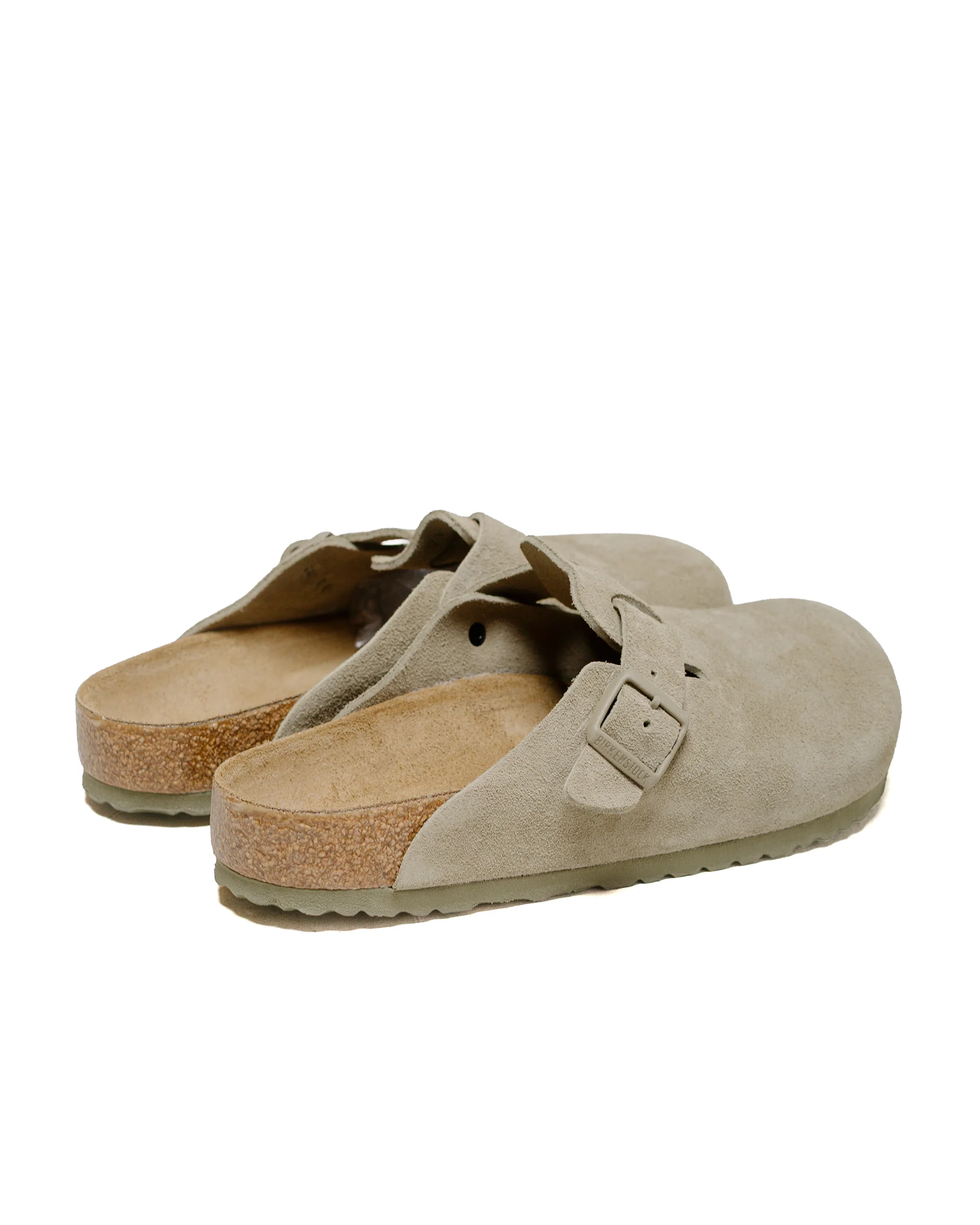 Birkenstock Boston Faded Khaki Suede - Image 3