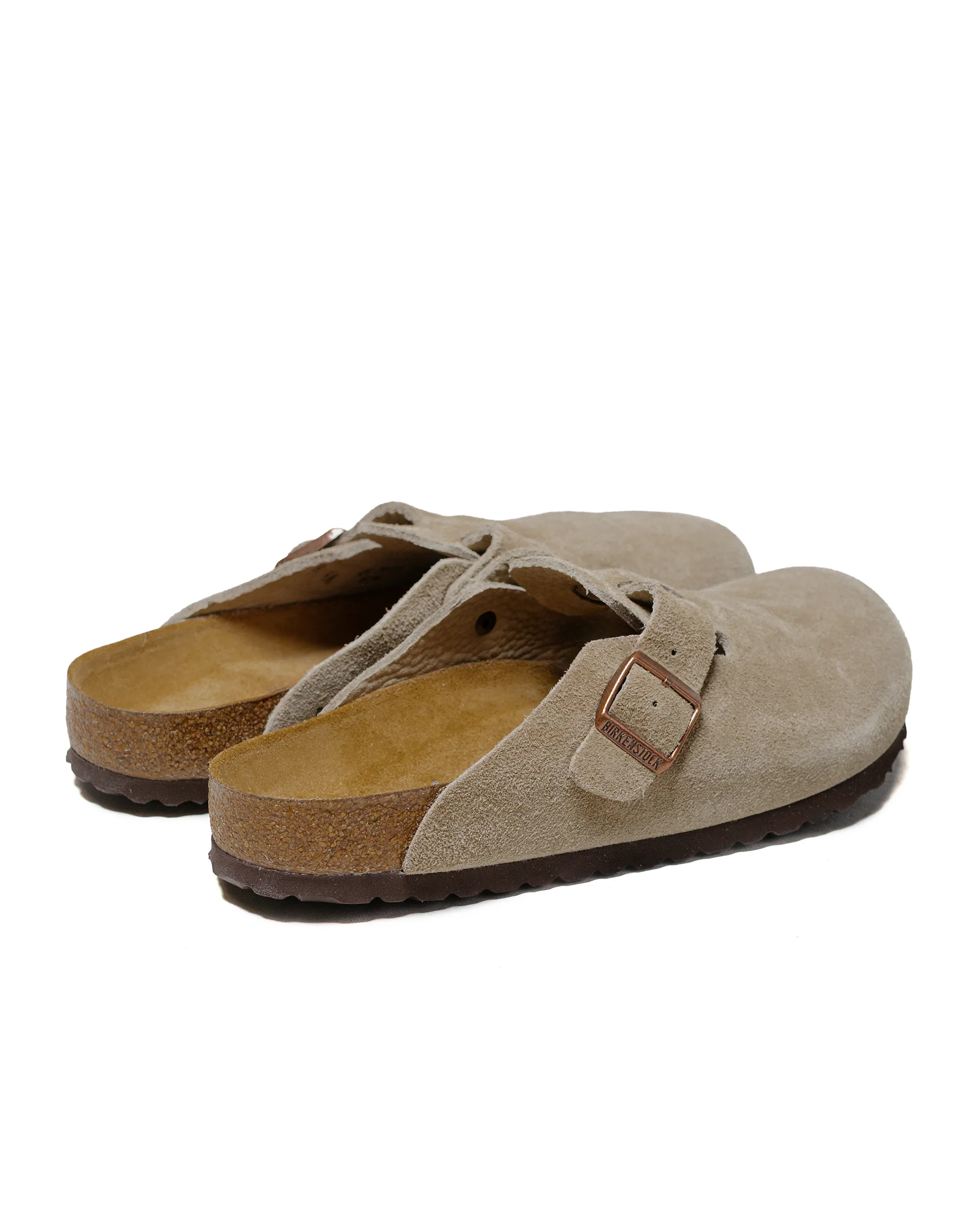 Birkenstock Boston Taupe Suede - Image 3