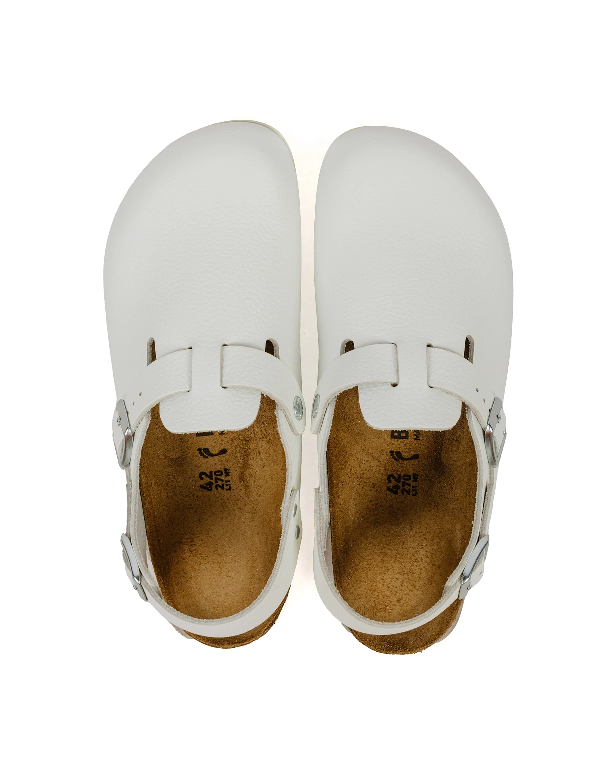 Birkenstock Tokio Super Grip Leather White - Image 5