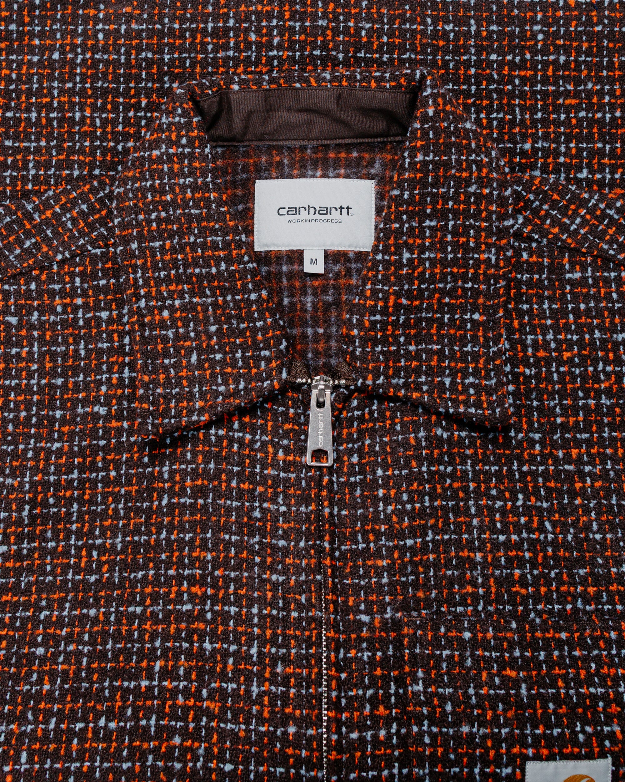 Carhartt W.I.P. Bellamy Check Shirt Jacket Tobacco - Image 5