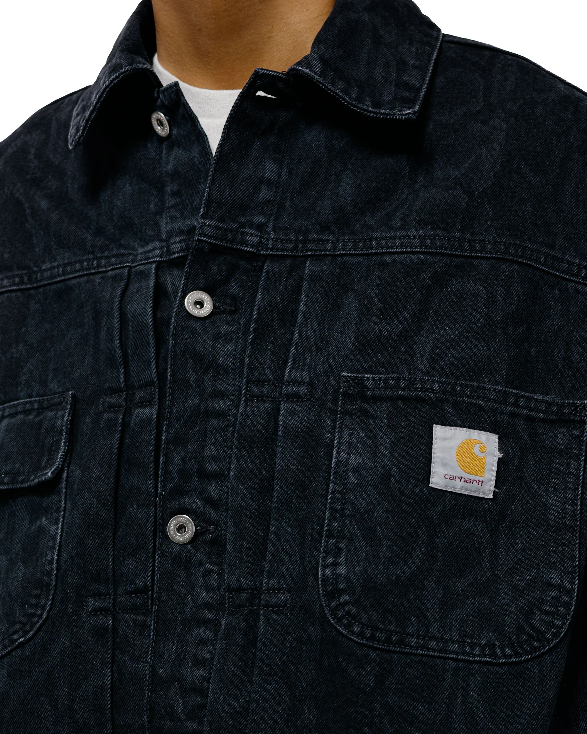 Carhartt W.I.P. Belmar Jacket Snake Camo/Black Heavy Stone Wash - Image 3