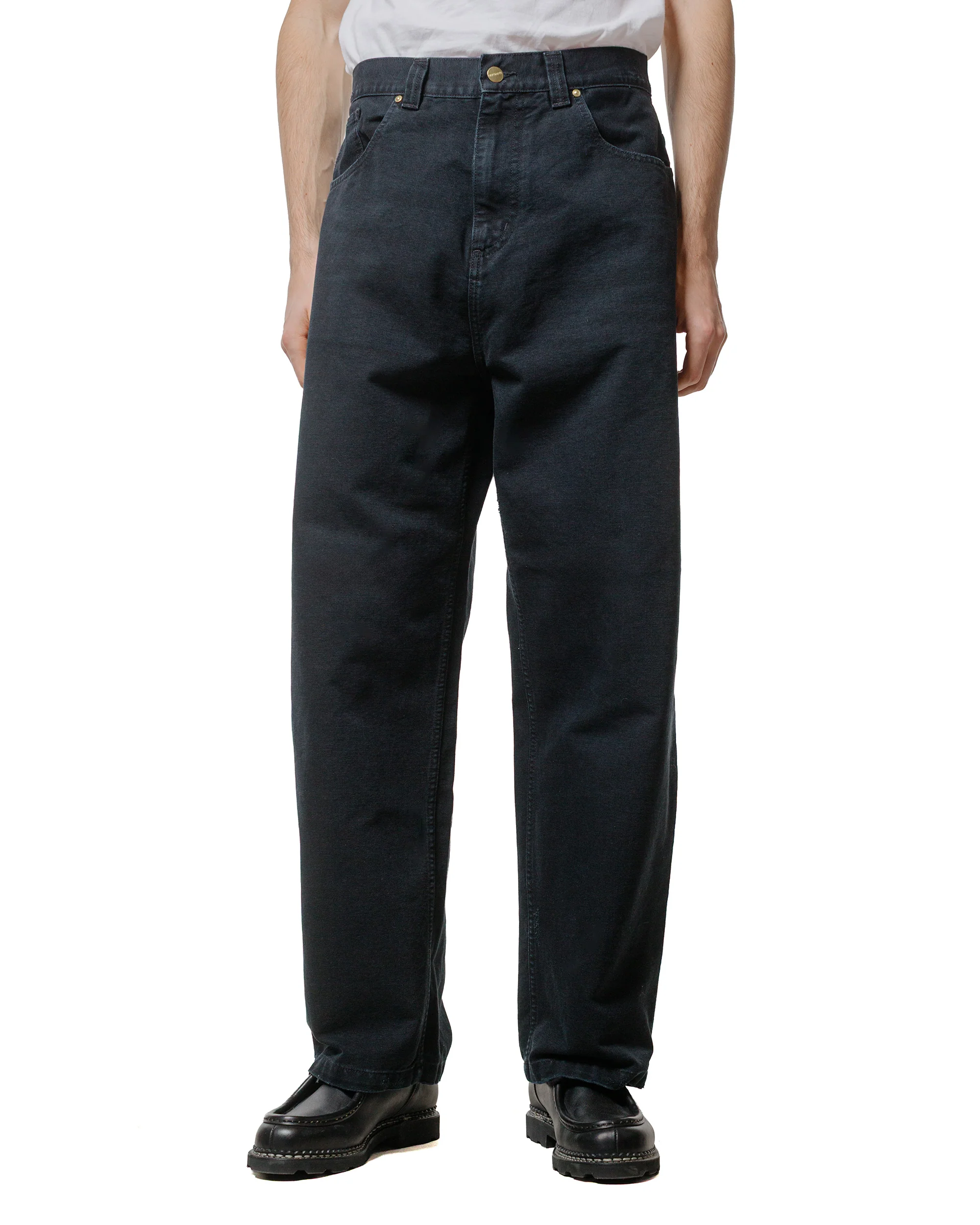 Carhartt W.I.P. Brandon Pant Black Grind Wash - Image 2