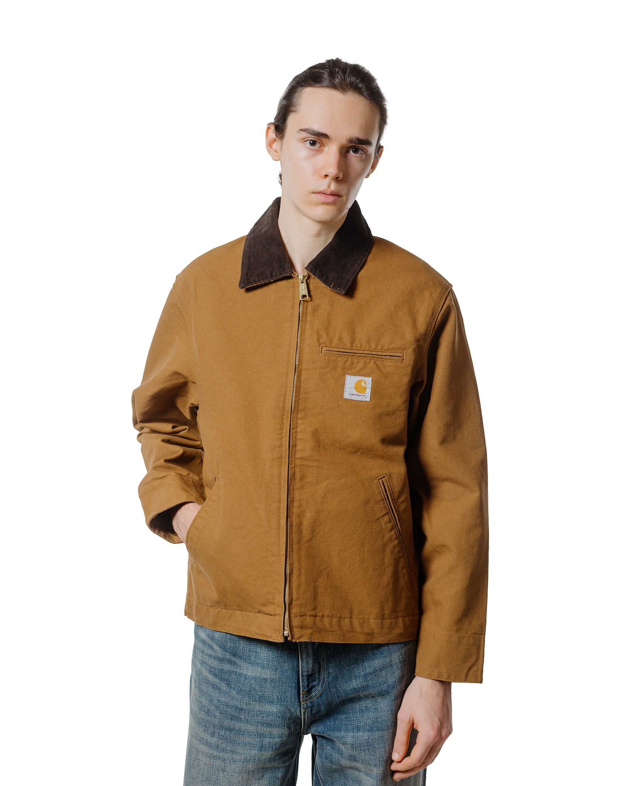 Carhartt W.I.P. Detroit Jacket Hamilton Brown/Tobacco Rinsed - Image 2