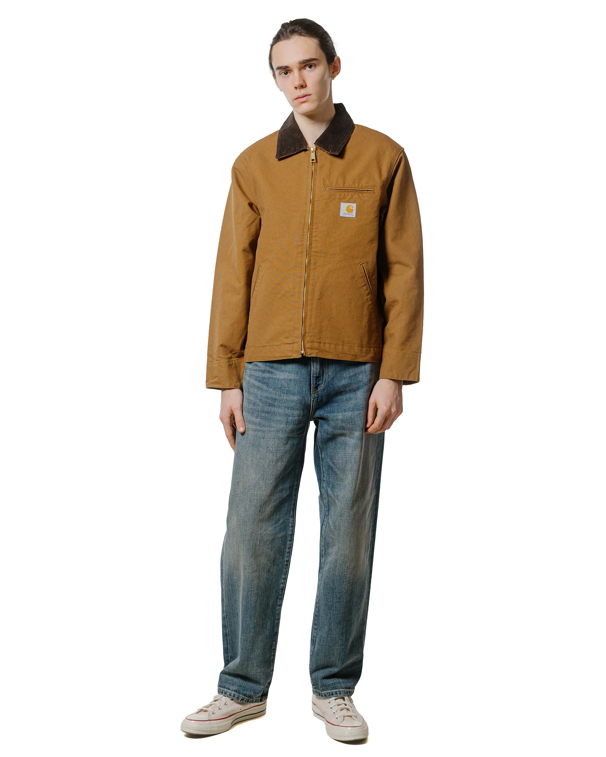 Carhartt W.I.P. Detroit Jacket Hamilton Brown/Tobacco Rinsed - Image 4