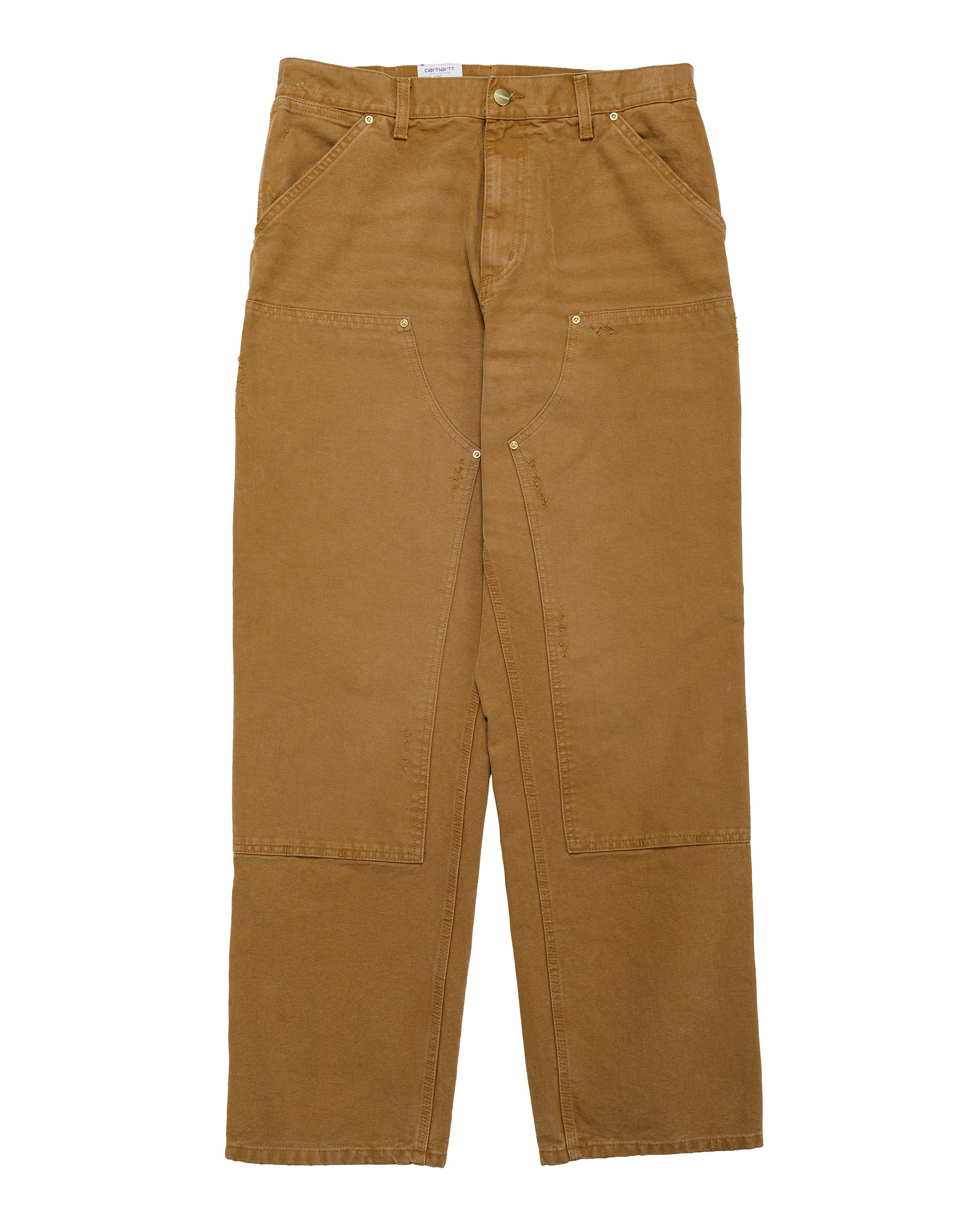 Carhartt W.I.P. Double Knee Pant Hamilton Brown Grind Wash