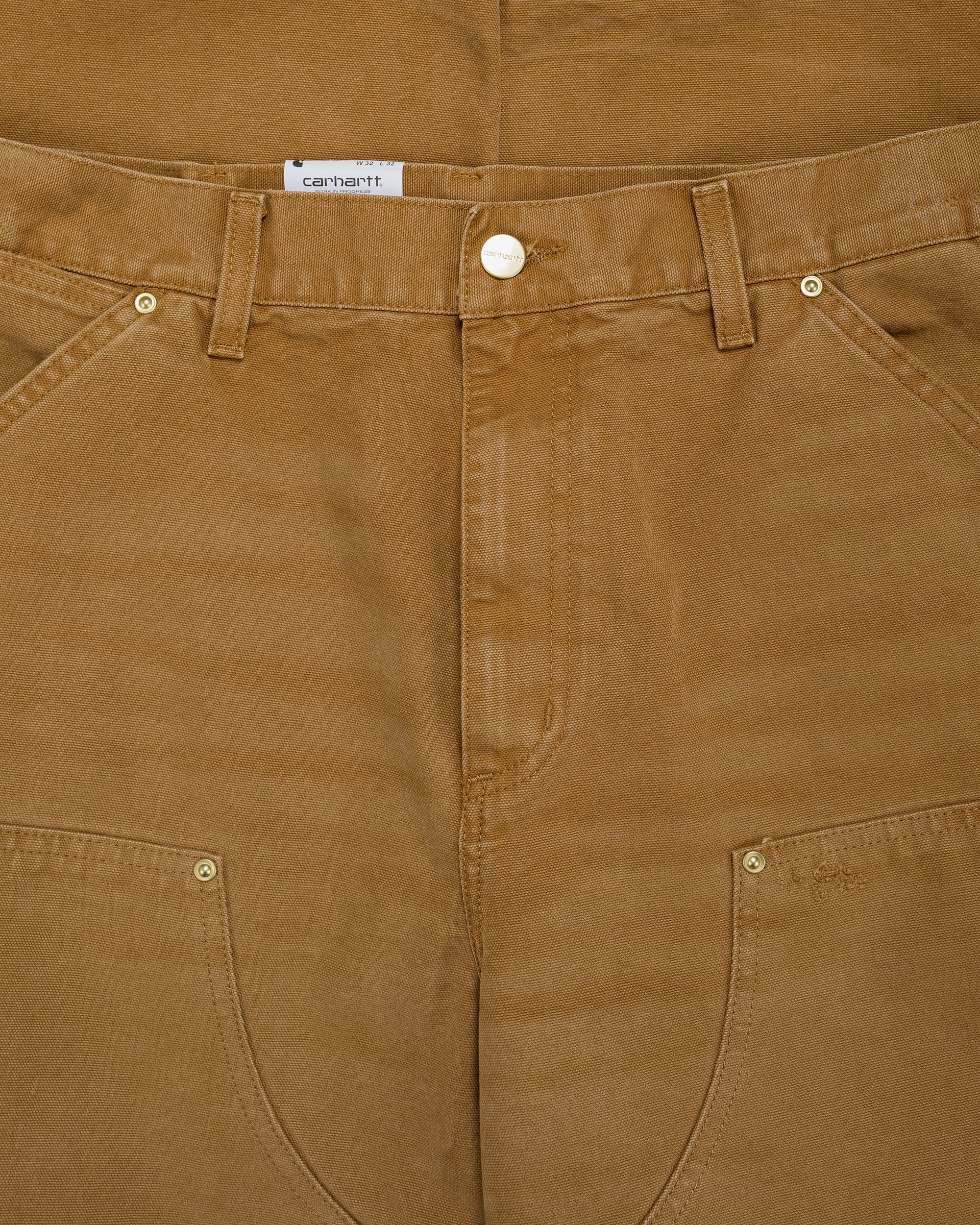 Carhartt W.I.P. Double Knee Pant Hamilton Brown Grind Wash - Image 5
