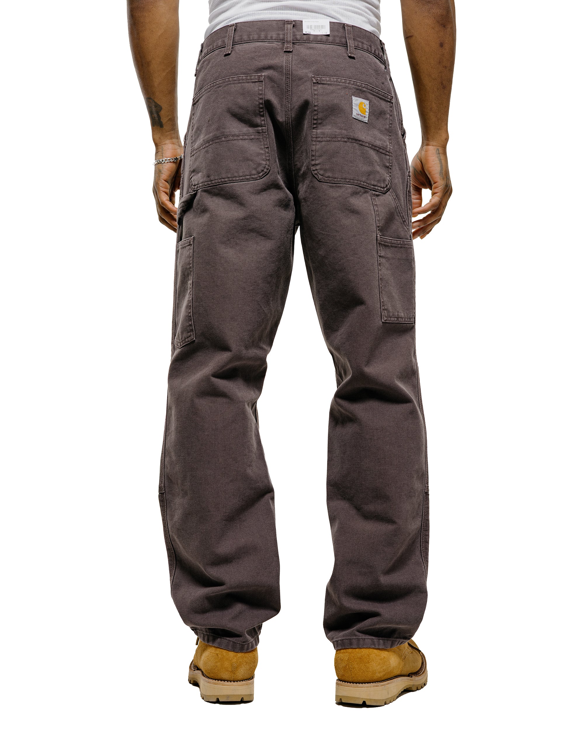 Carhartt W.I.P. Double Knee Pant Shale Stone Canvas - Image 3