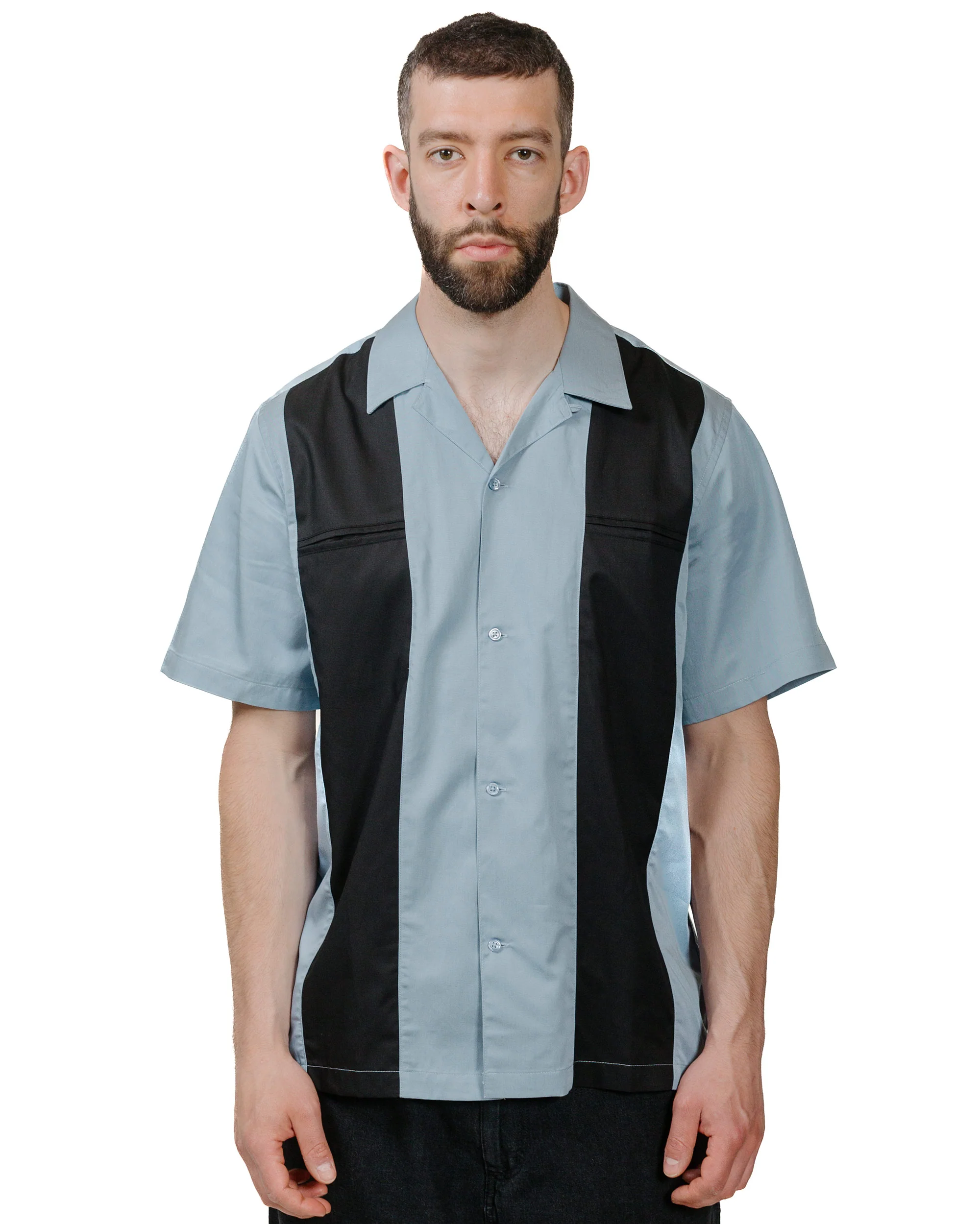 Carhartt W.I.P. Durango Shirt Frosted Blue/Black - Image 2