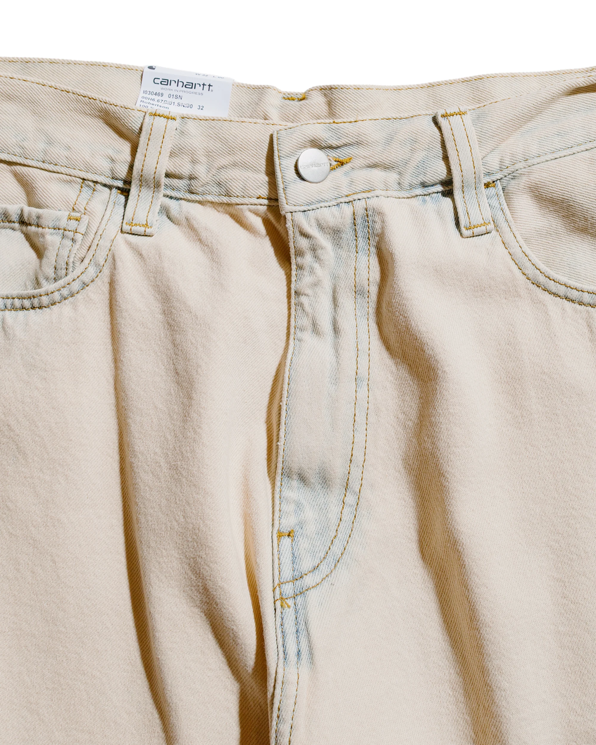 Carhartt W.I.P. Landon Short Blue Bleached - Image 5