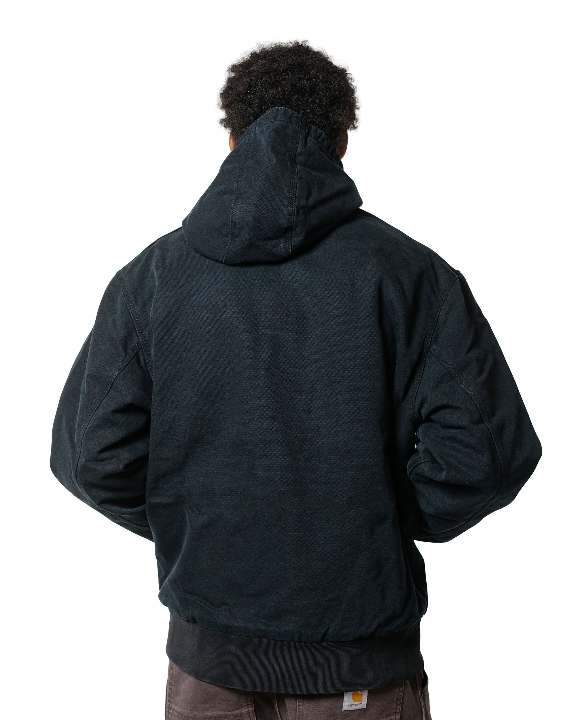 Carhartt W.I.P. OG Active Jacket Black Stone Canvas - Image 3