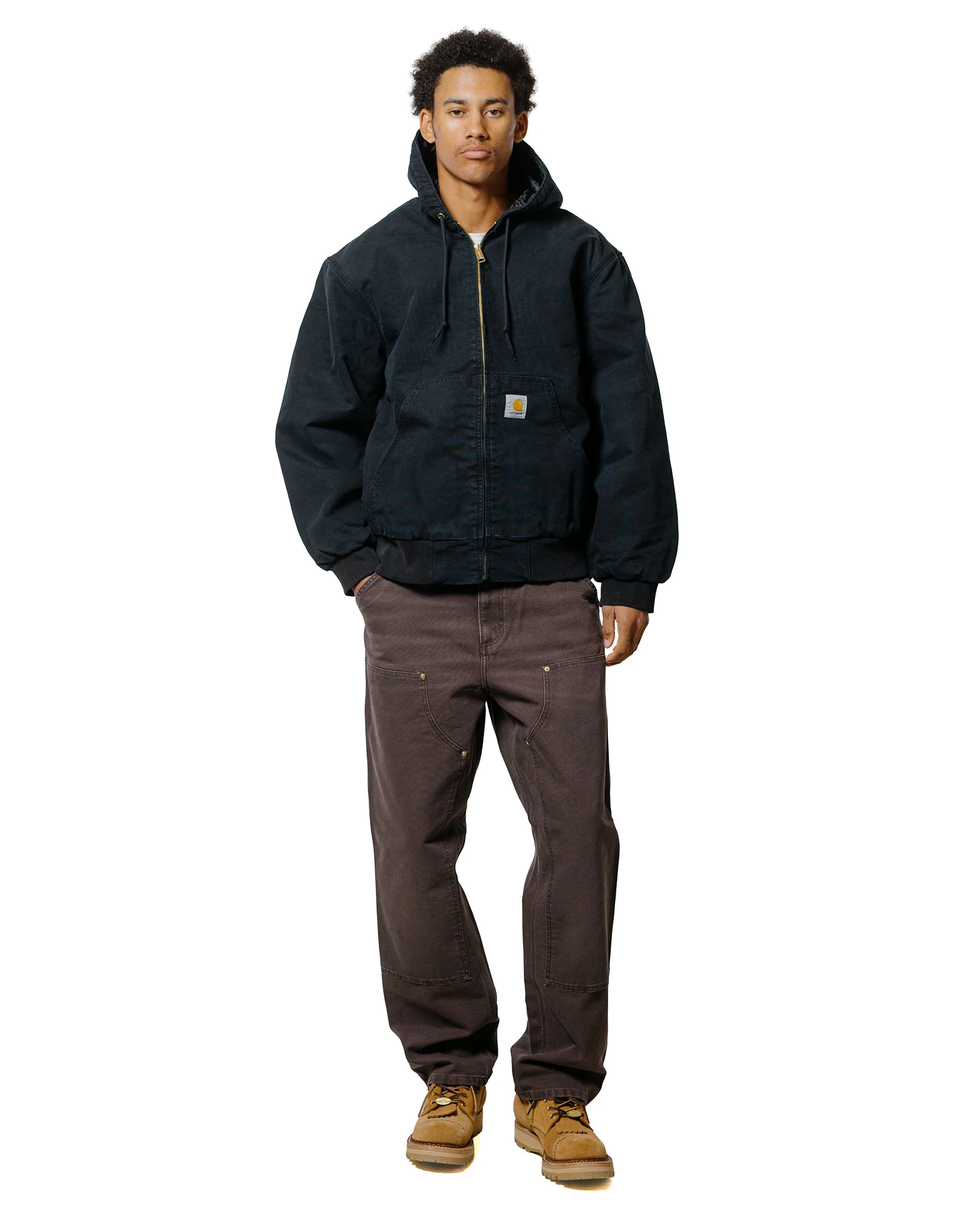 Carhartt W.I.P. OG Active Jacket Black Stone Canvas - Image 4