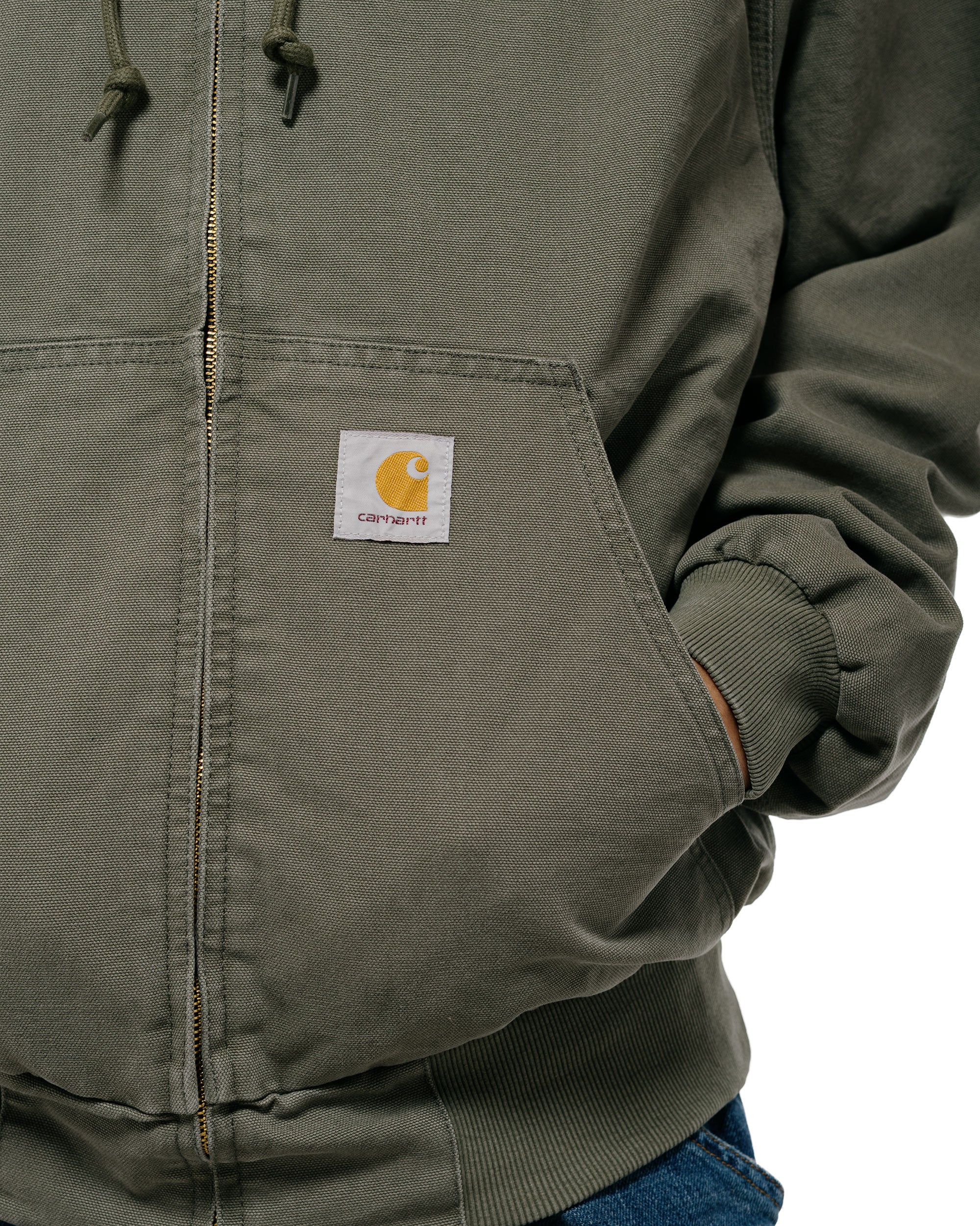 Carhartt W.I.P. OG Active Jacket Leaf Stone Canvas - Image 3