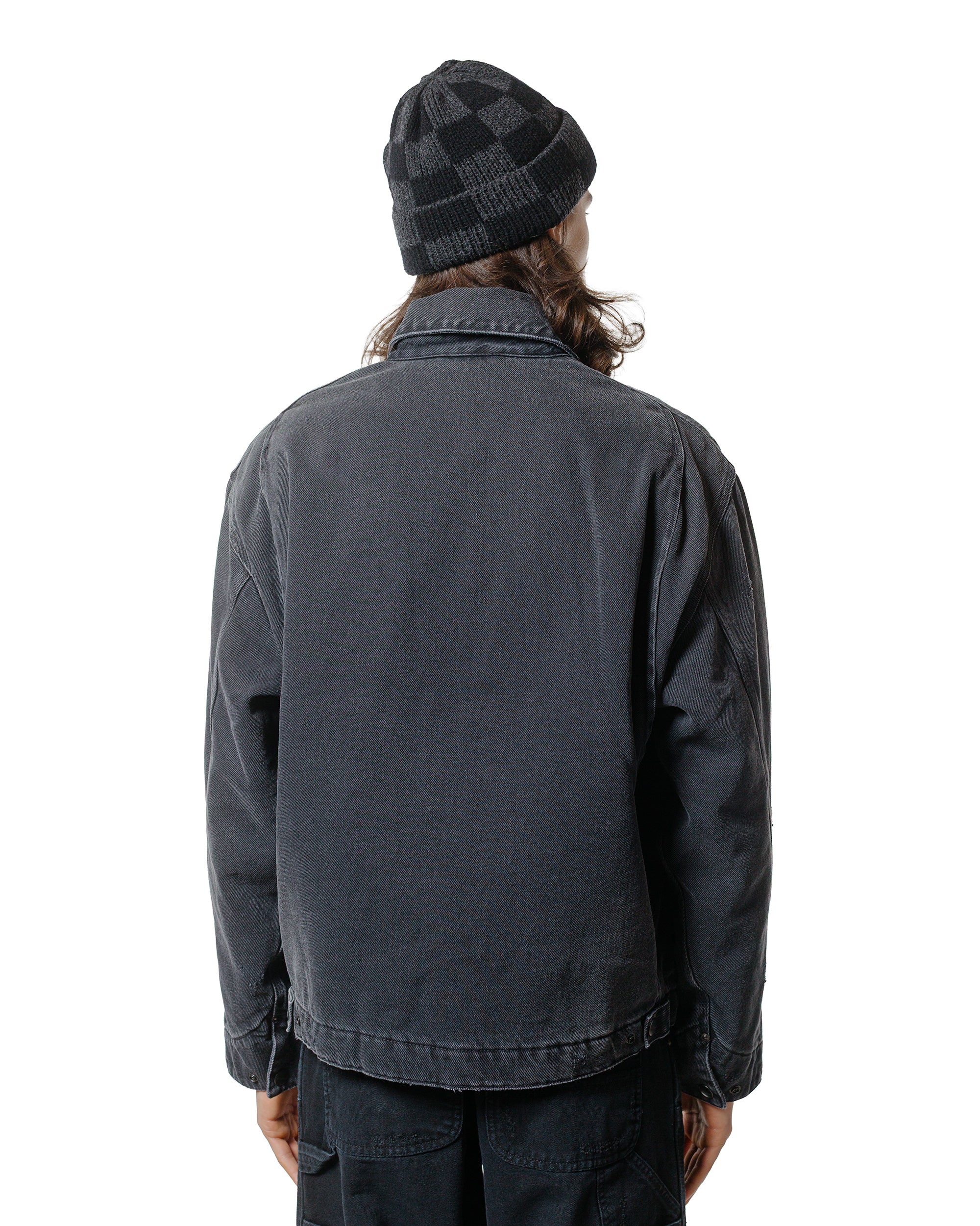 Carhartt W.I.P. OG Detroit Jacket Black Grind Wash - Image 3