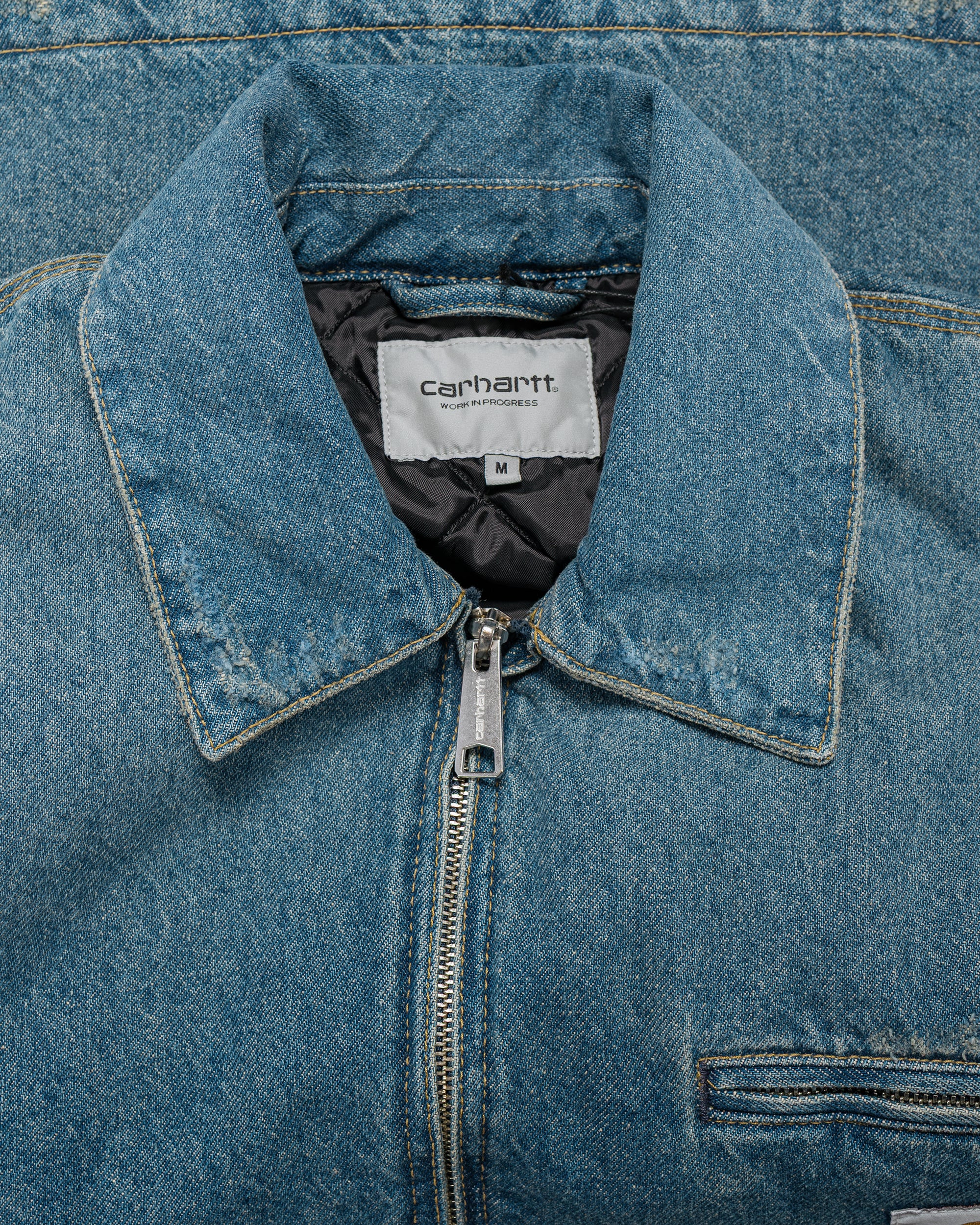 Carhartt W.I.P. OG Detroit Jacket Blue Grind Wash - Image 5